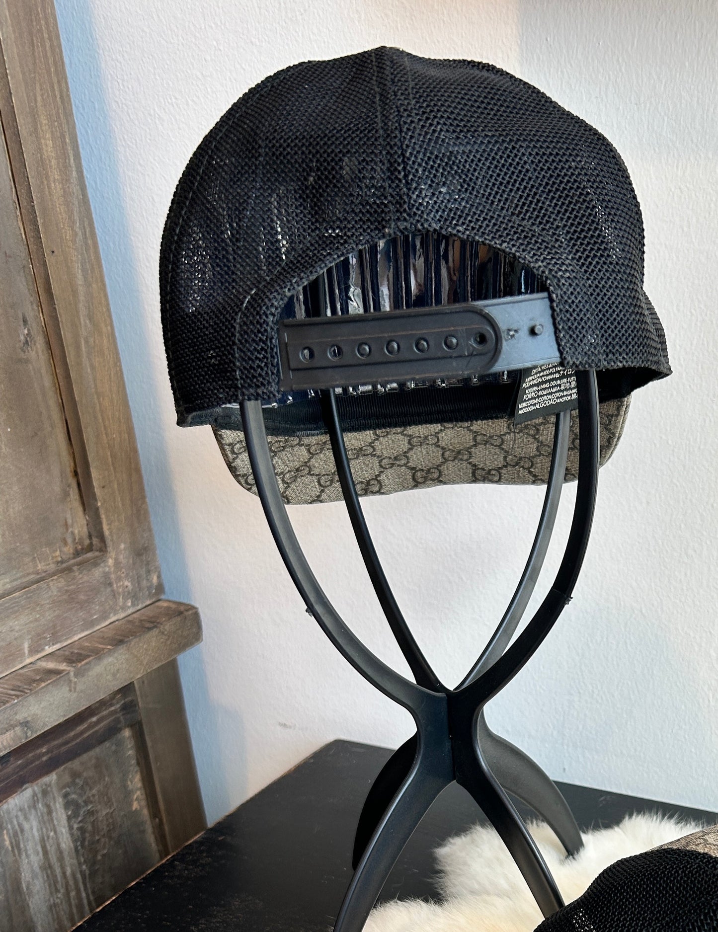 Gucci Supreme Monogram Trucker Hat Brown
