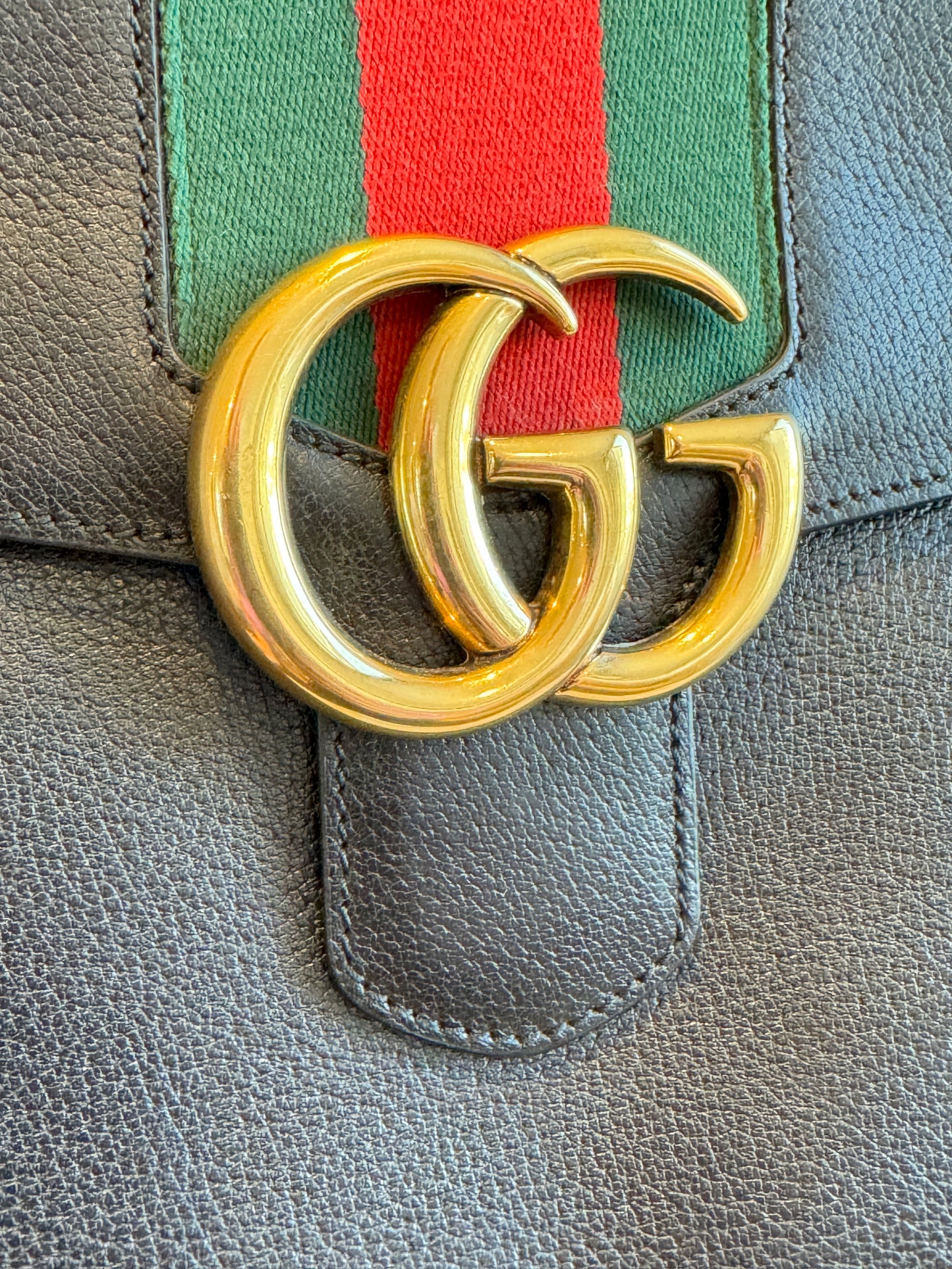 GUCCI RARE!! Linea Totem Large Black Tote Bag