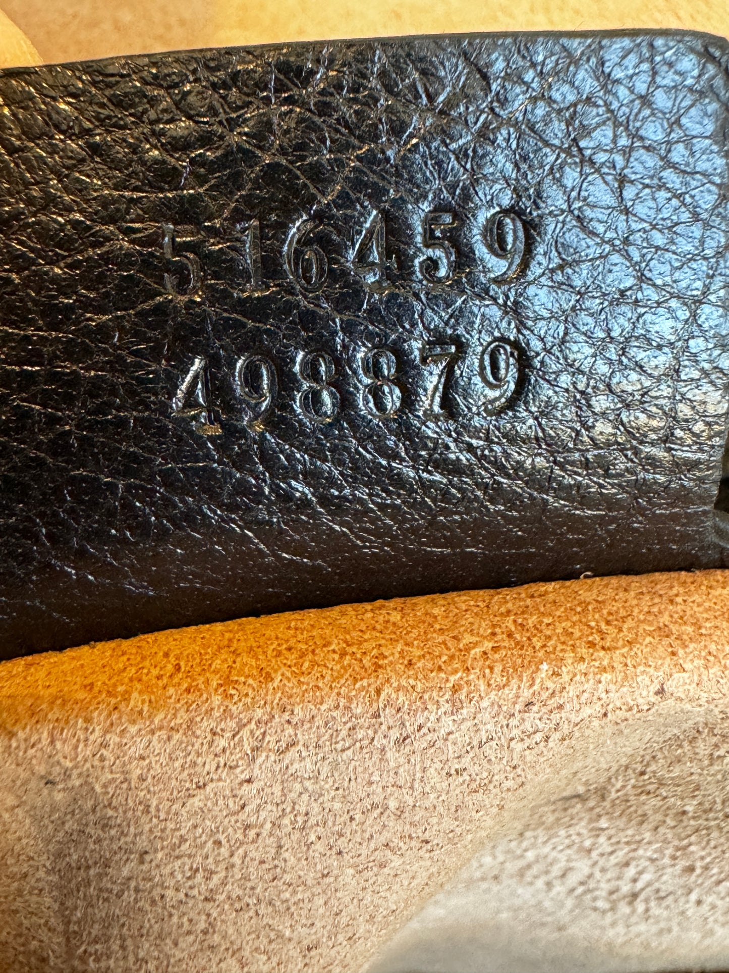 GUCCI Re Belle 2-Way Medium Crumpled Calfskin Black Bag
