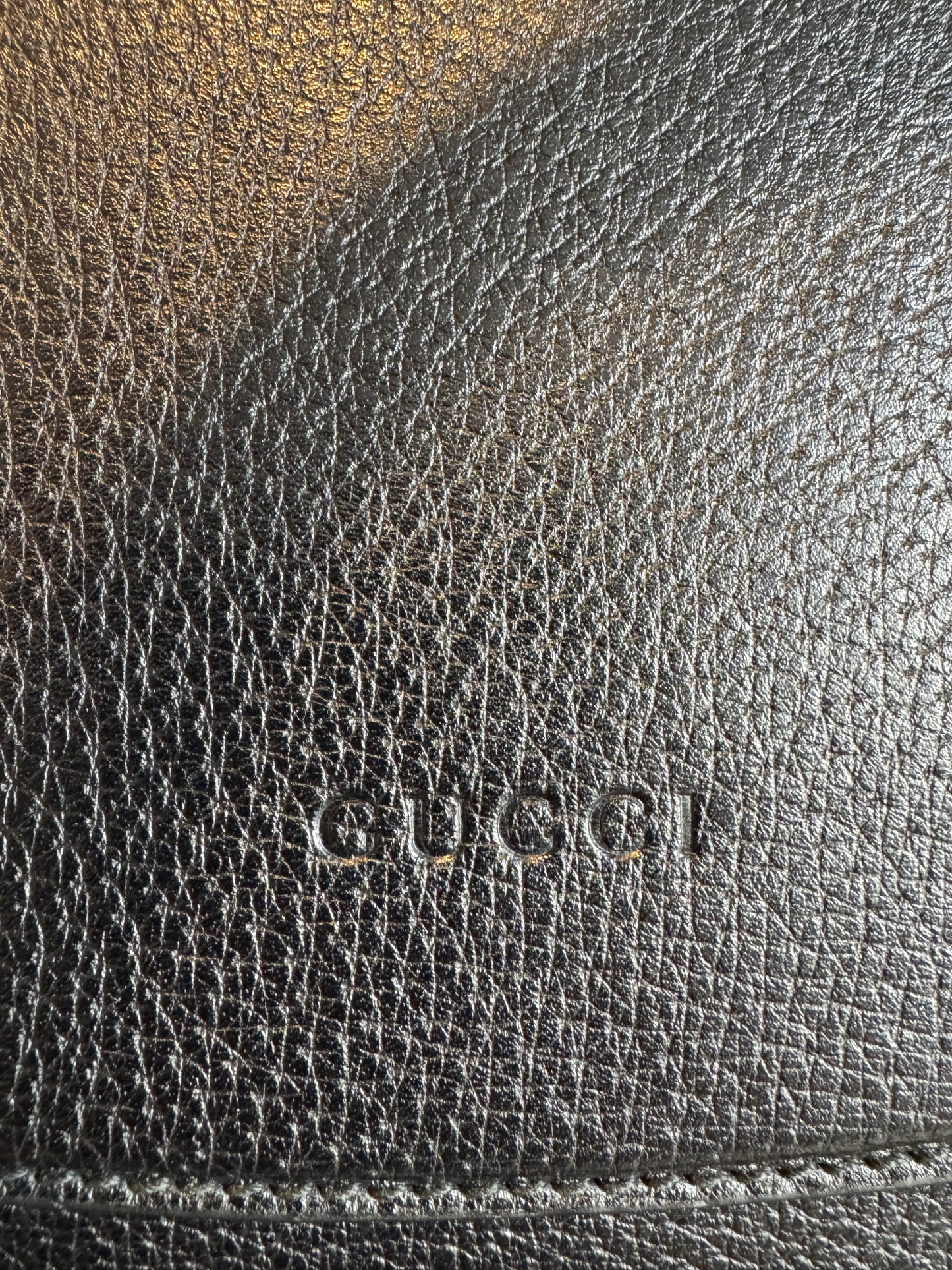 GUCCI RARE!! Linea Totem Large Black Tote Bag