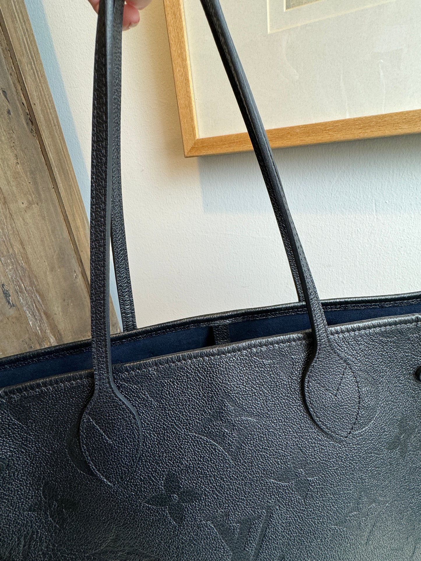 Louis Vuitton Neverfull MM Empreinte Black