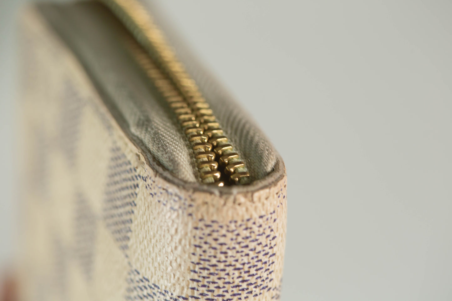 Louis Vuitton Zippy Long Wallet Damier Azur