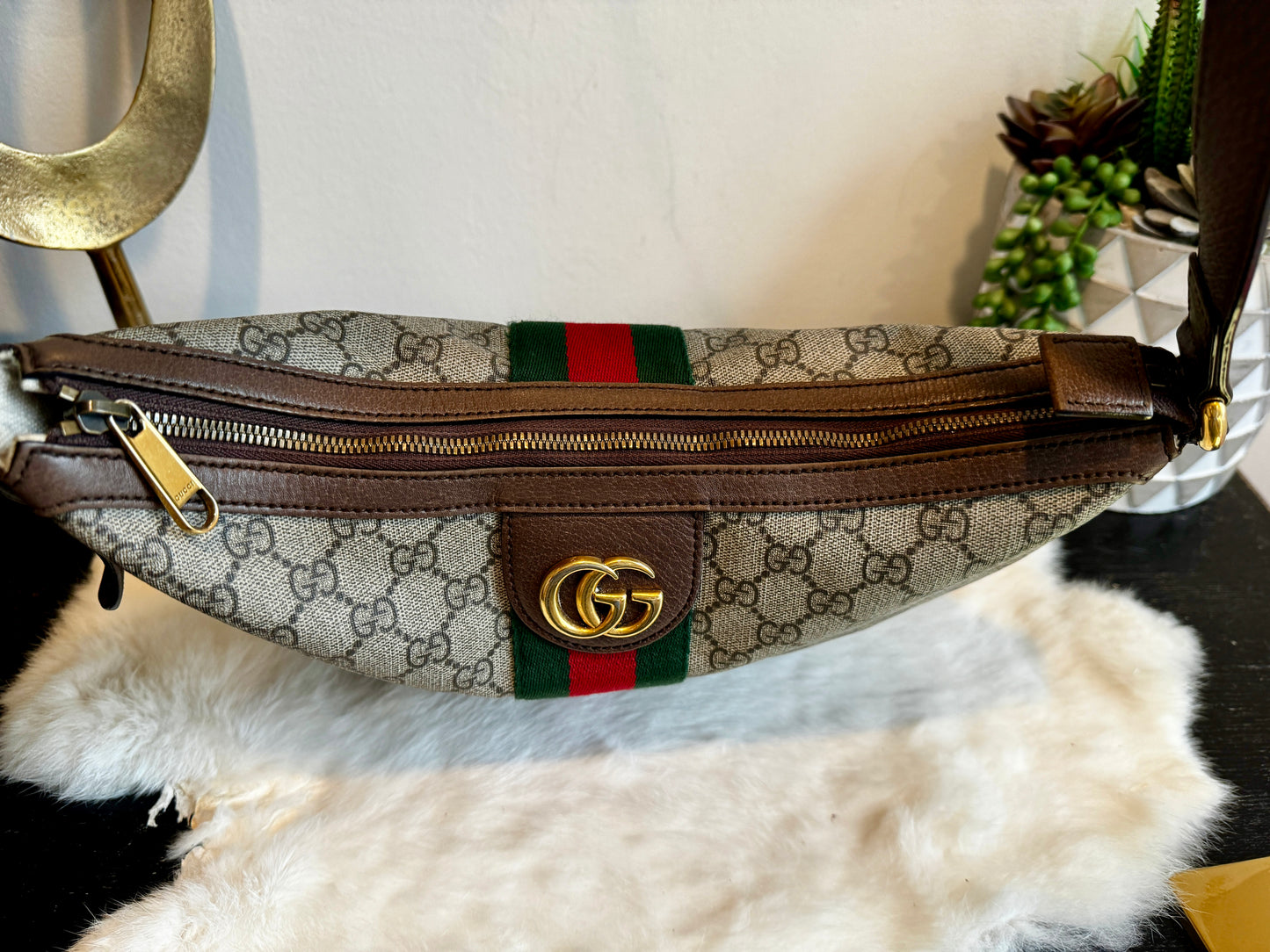 GUCCI Supreme Canvas Ophidia Crossbody