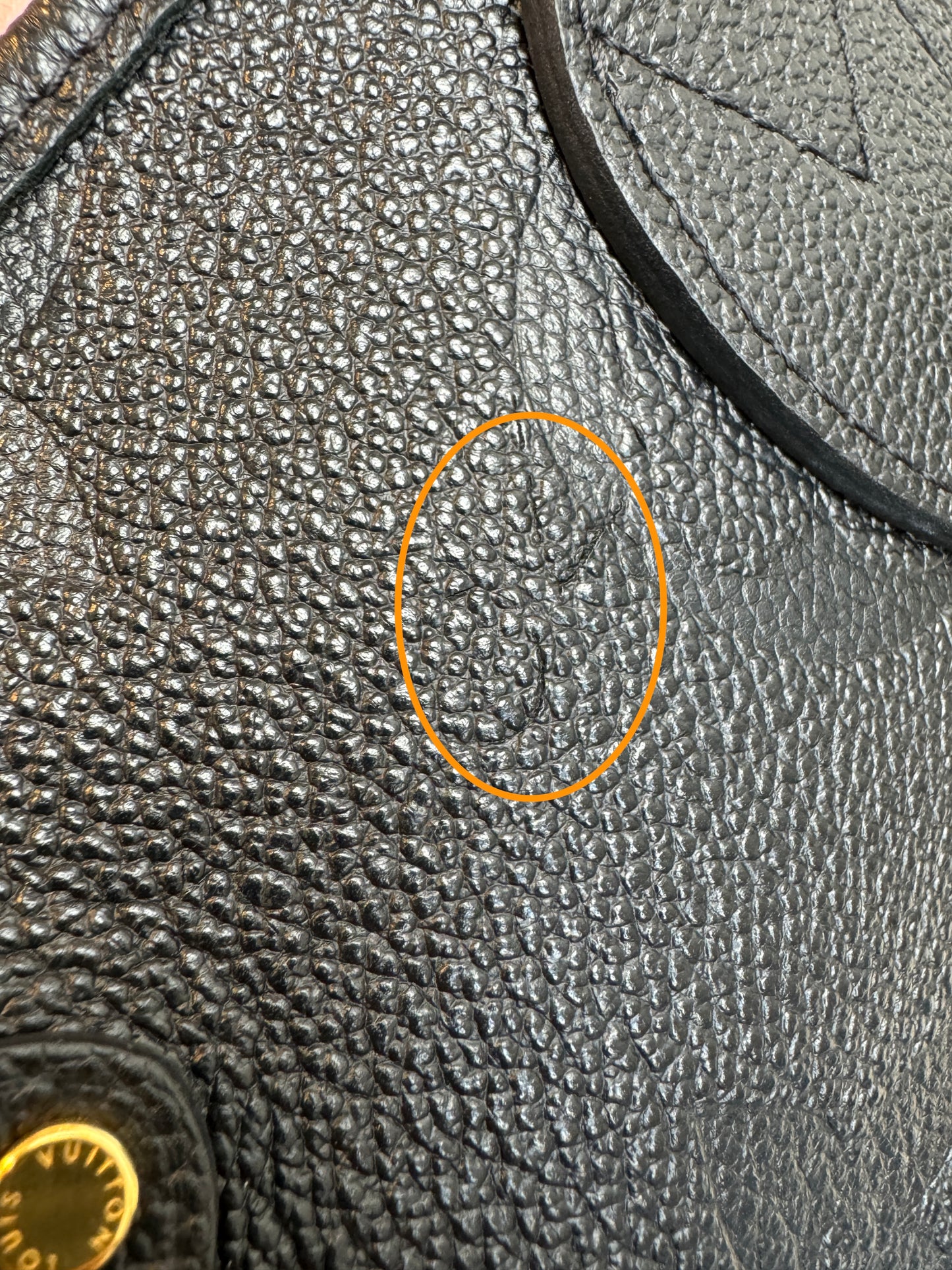 Louis Vuitton Neverfull MM Empreinte Black