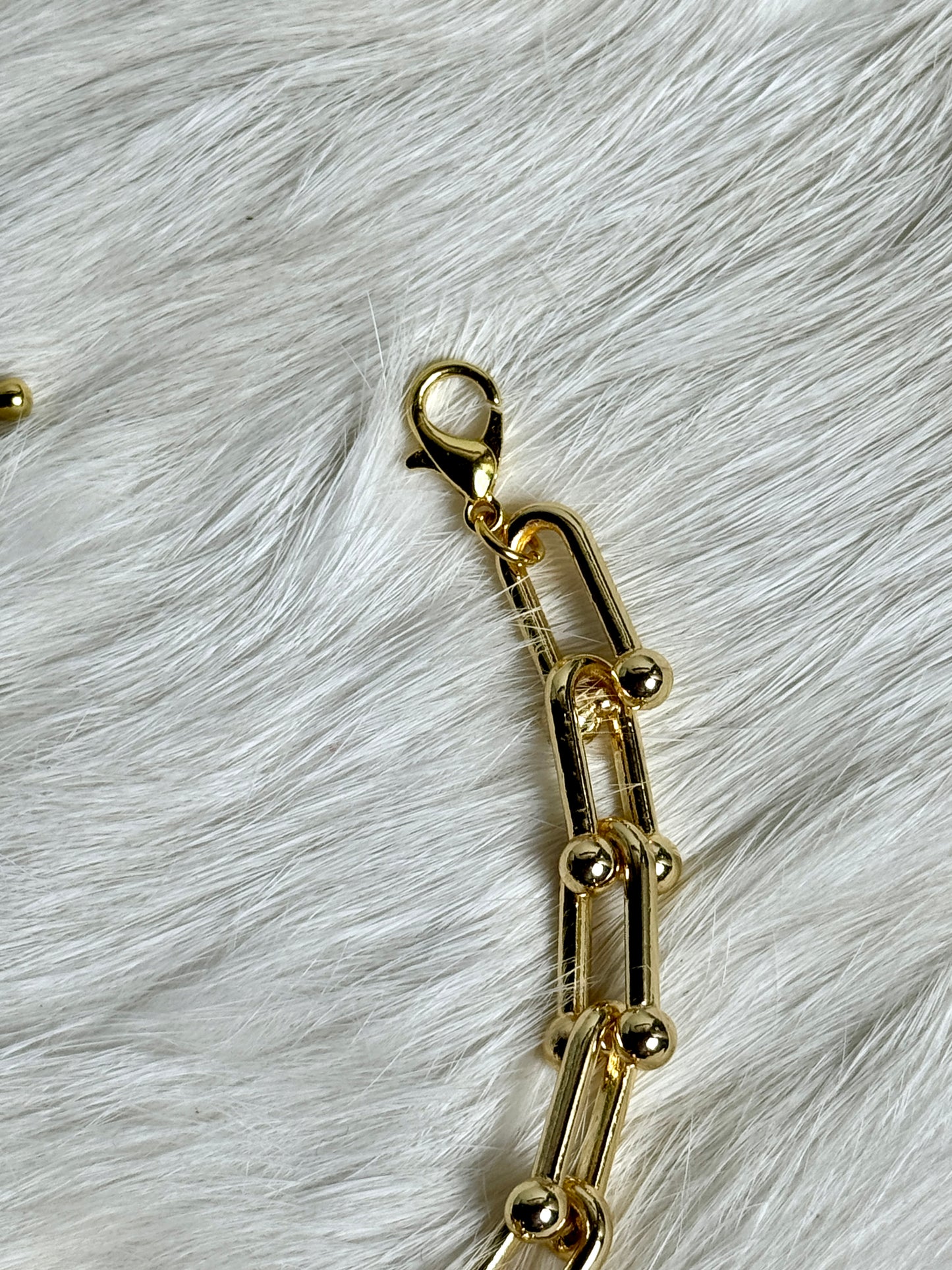 Chanel Camellia Flower Holiday Charm Bracelet