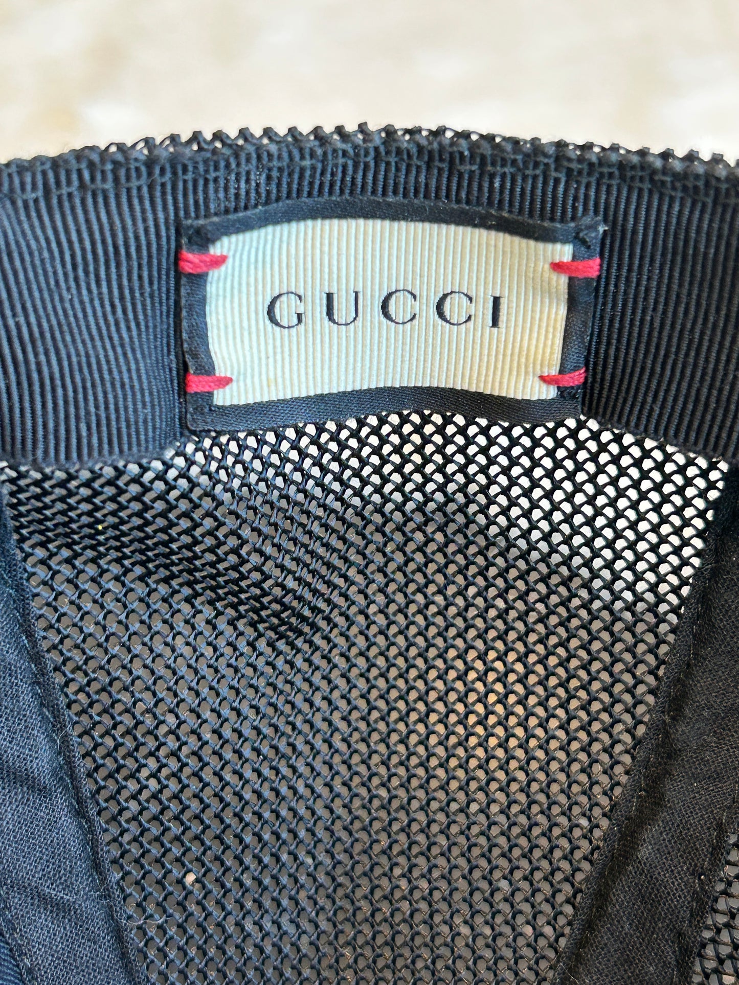 Gucci Supreme Monogram Trucker Hat Brown