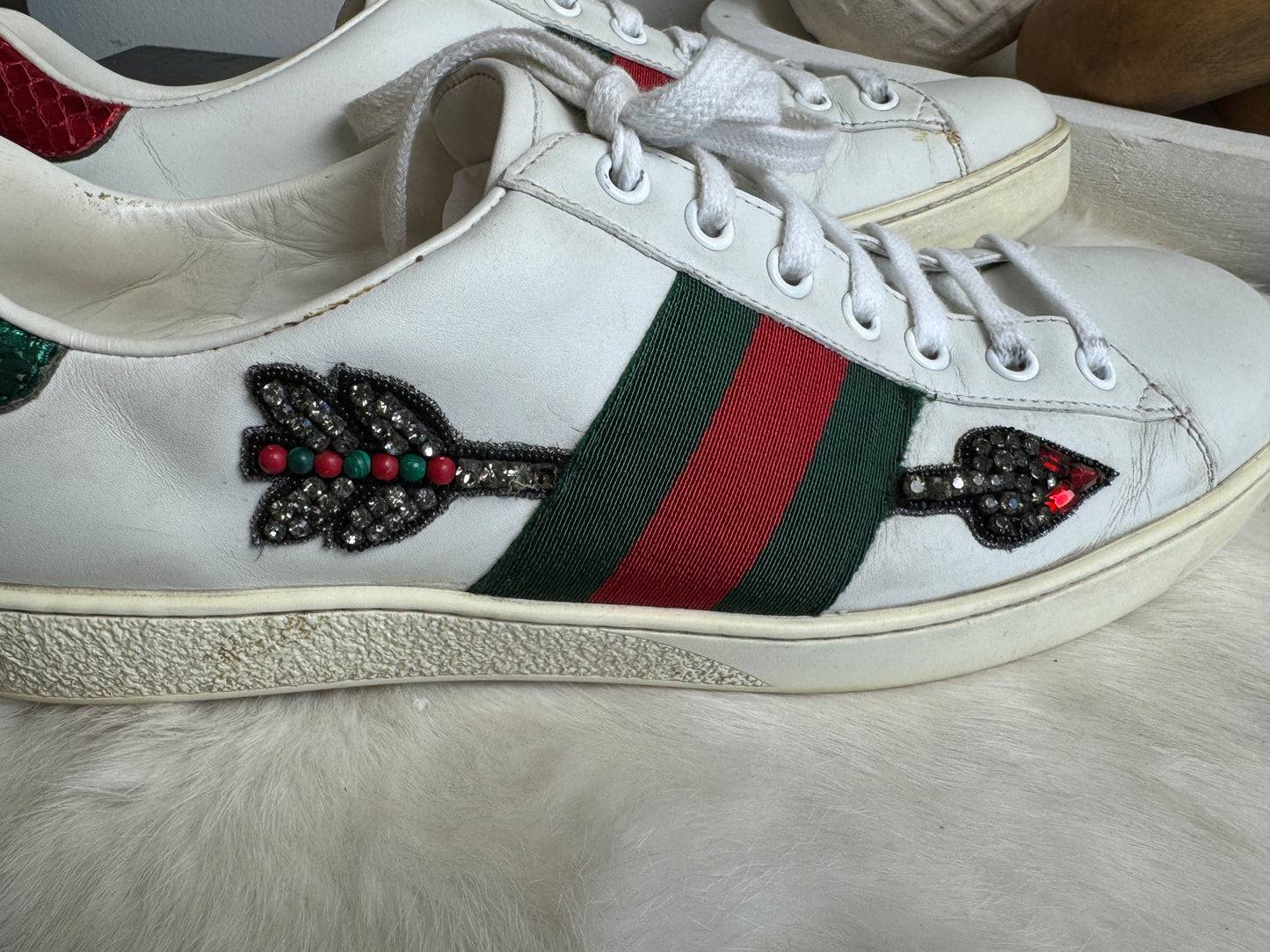 Gucci Ace Arrows Sneakers Size 7.5EU (40.5EU)