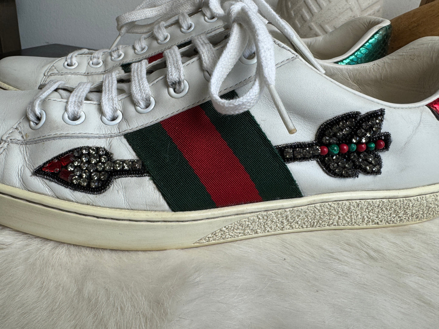 Gucci Ace Arrows Sneakers Size 7.5EU (40.5EU)