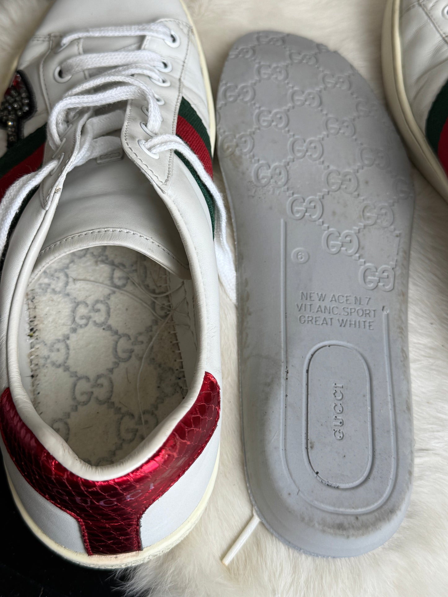 Gucci Ace Arrows Sneakers Size 7.5EU (40.5EU)