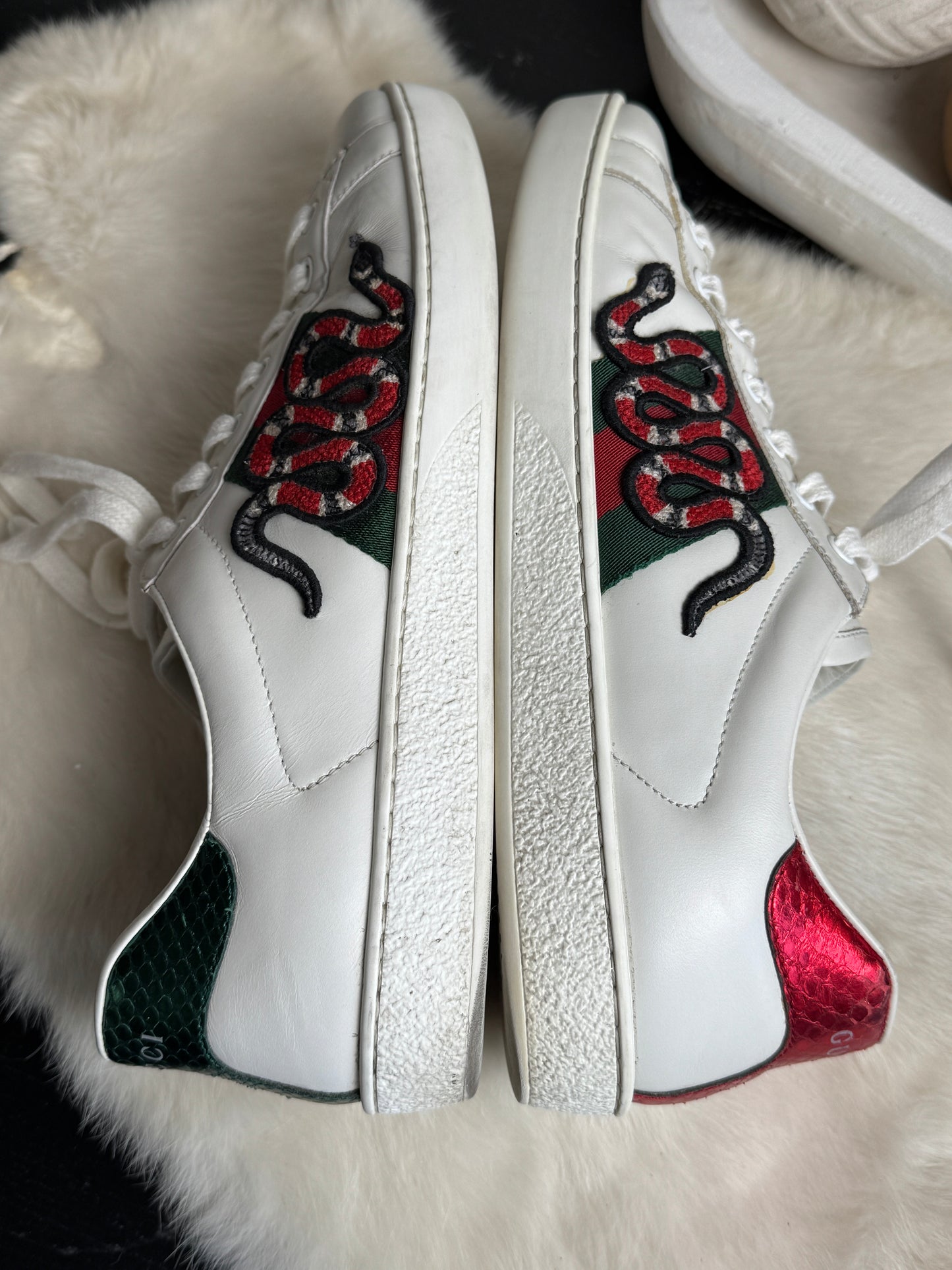 GUCCI Ace King Snake Sneakers 8.5EU (41.5EU)