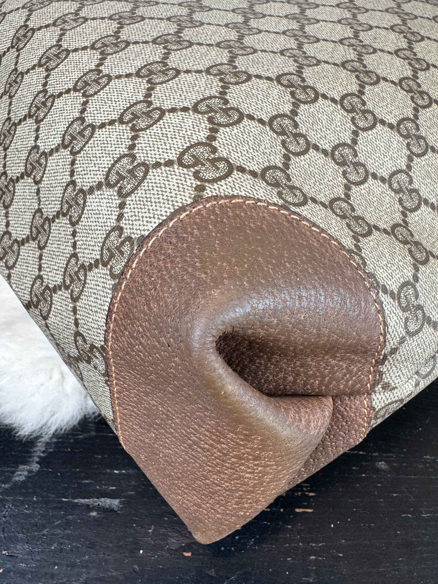 GUCCI Vintage Sherry Line Long Tote
