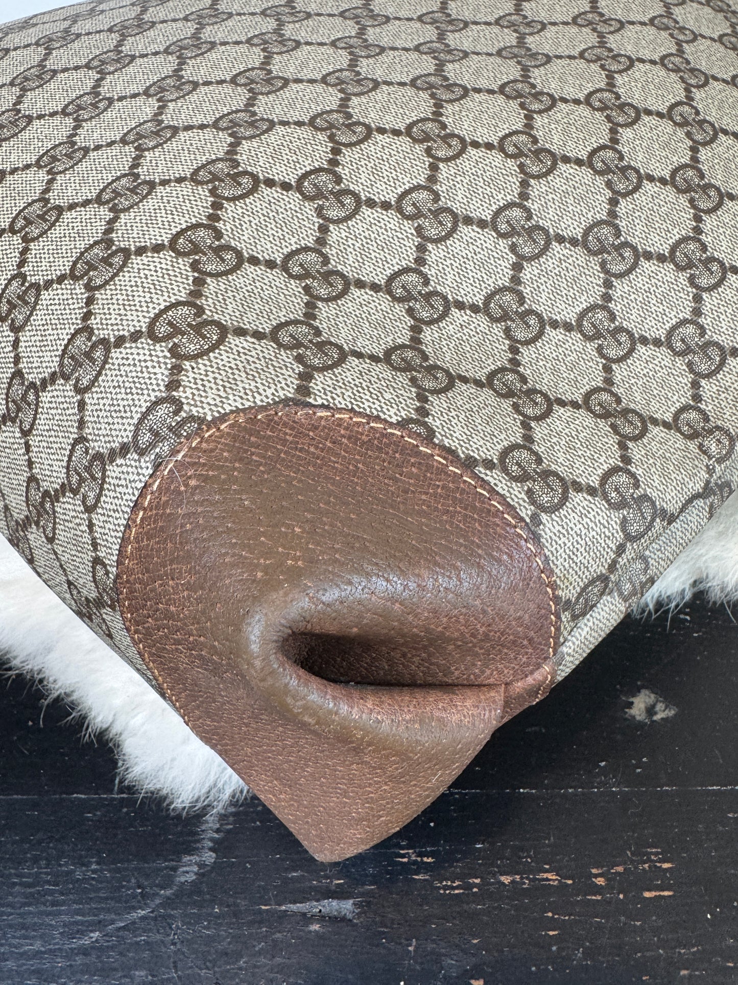 GUCCI Vintage Sherry Line Long Tote