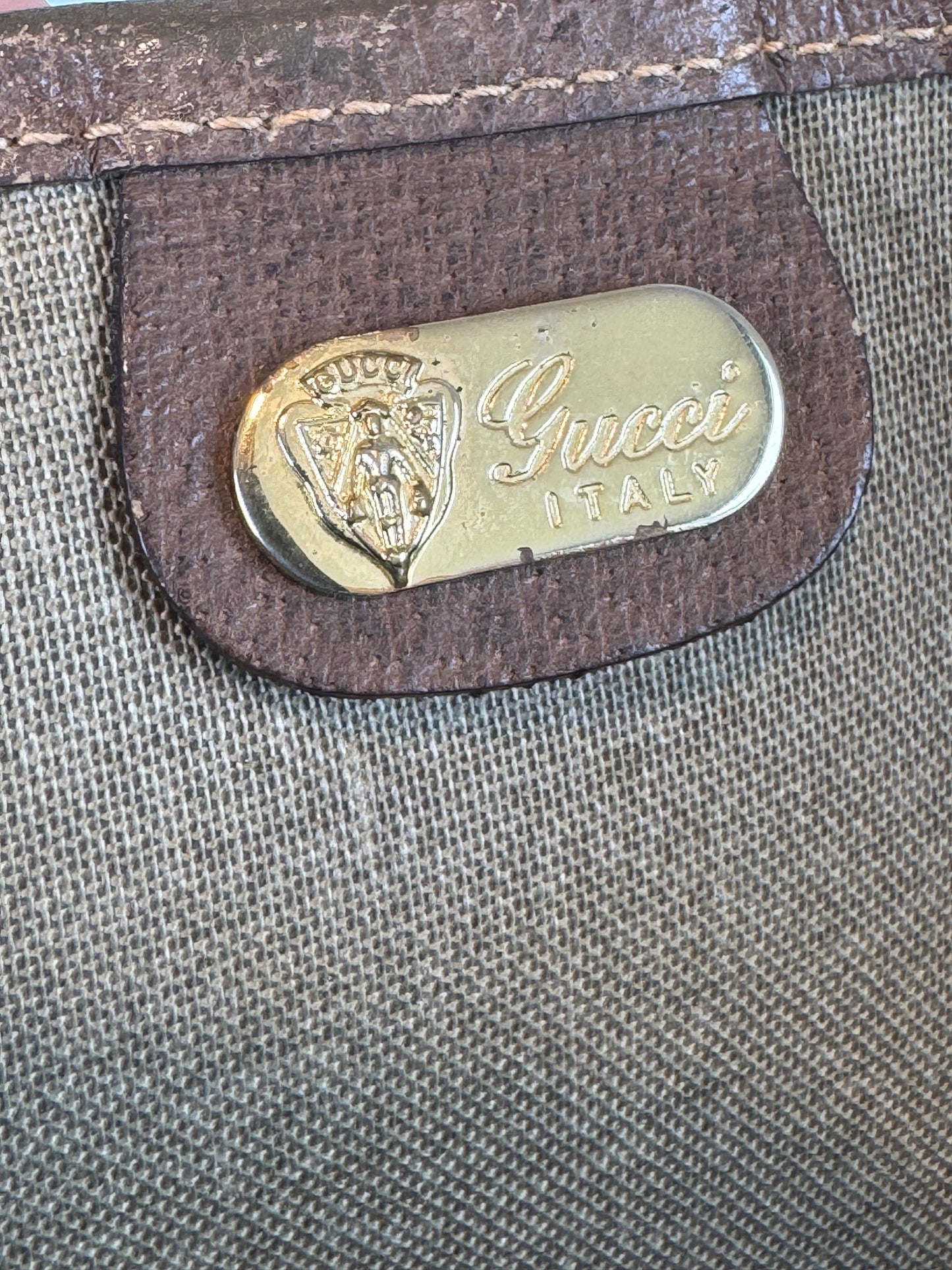 GUCCI Vintage Sherry Line Long Tote