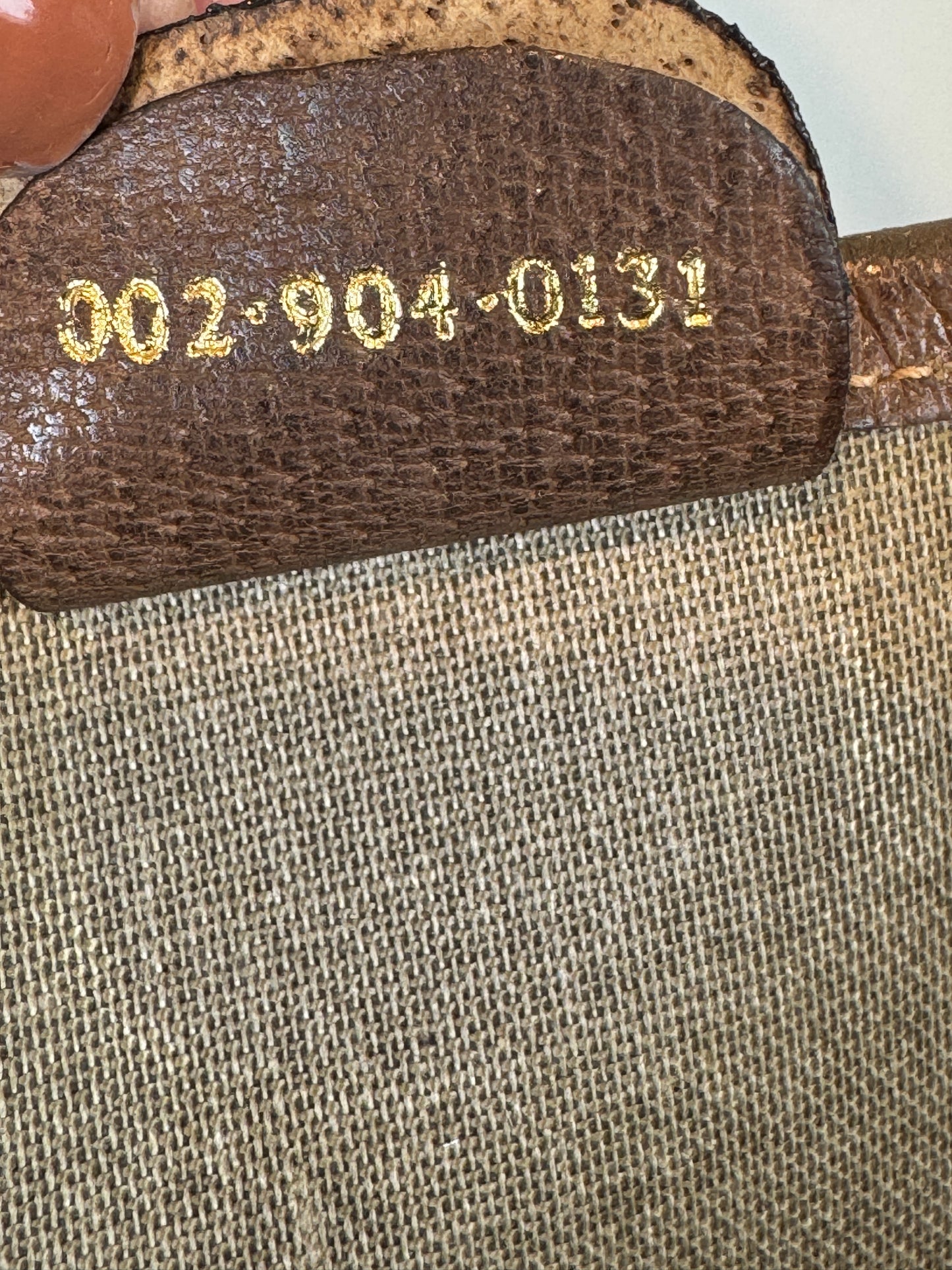 GUCCI Vintage Sherry Line Long Tote