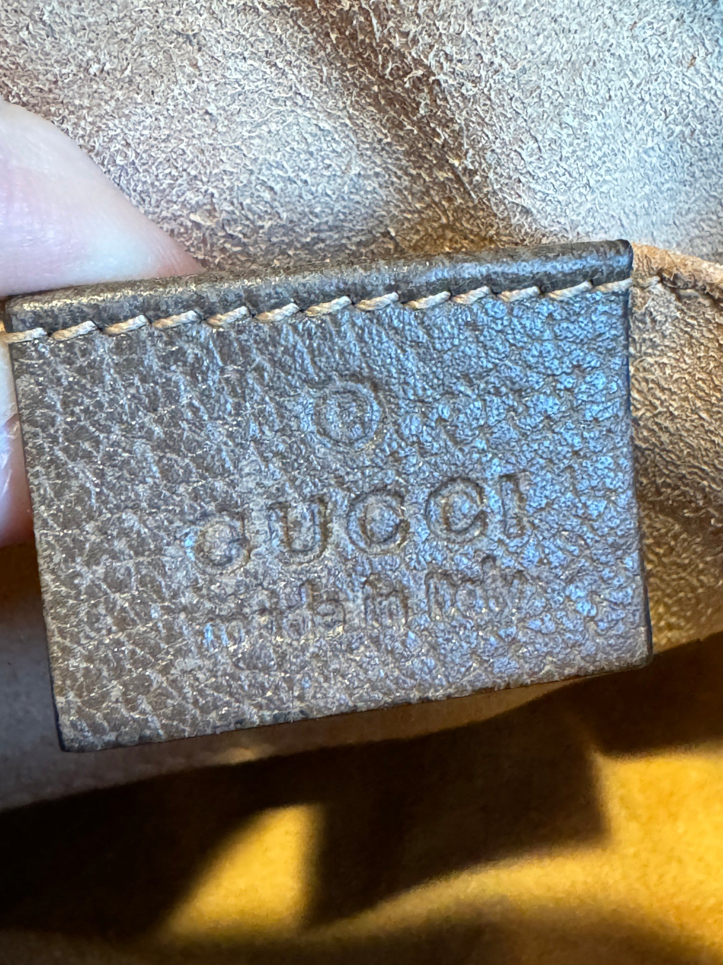 GUCCI Mini Ophidia Supreme Canvas Web Belt Bag