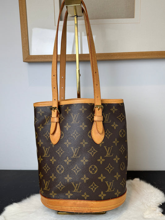 Louis Vuitton Monogram Petit Bucket PM
