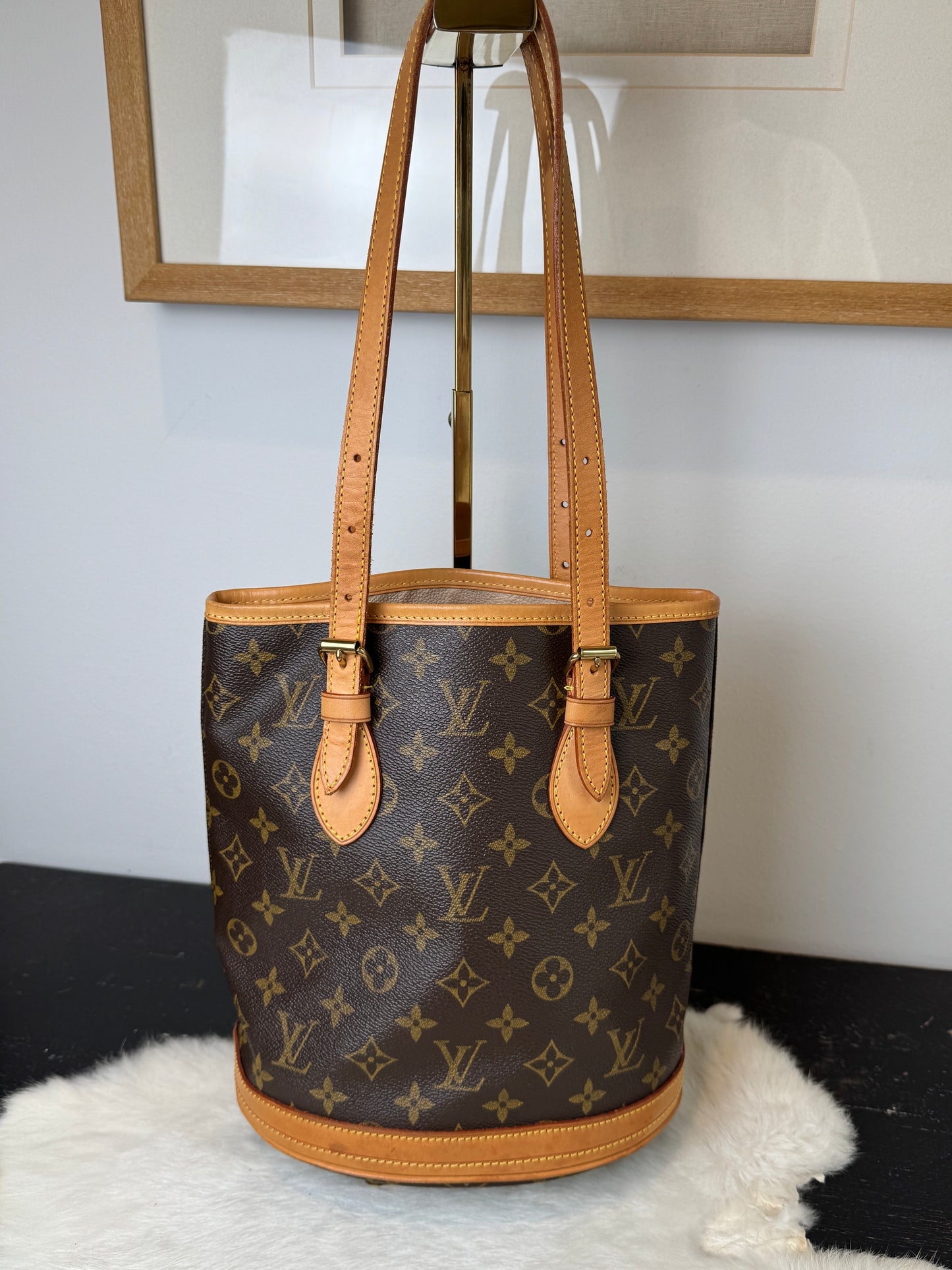 Louis Vuitton Monogram Petit Bucket PM