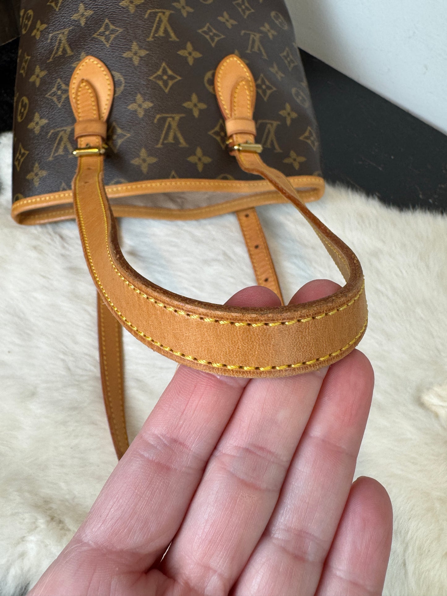Louis Vuitton Monogram Petit Bucket PM