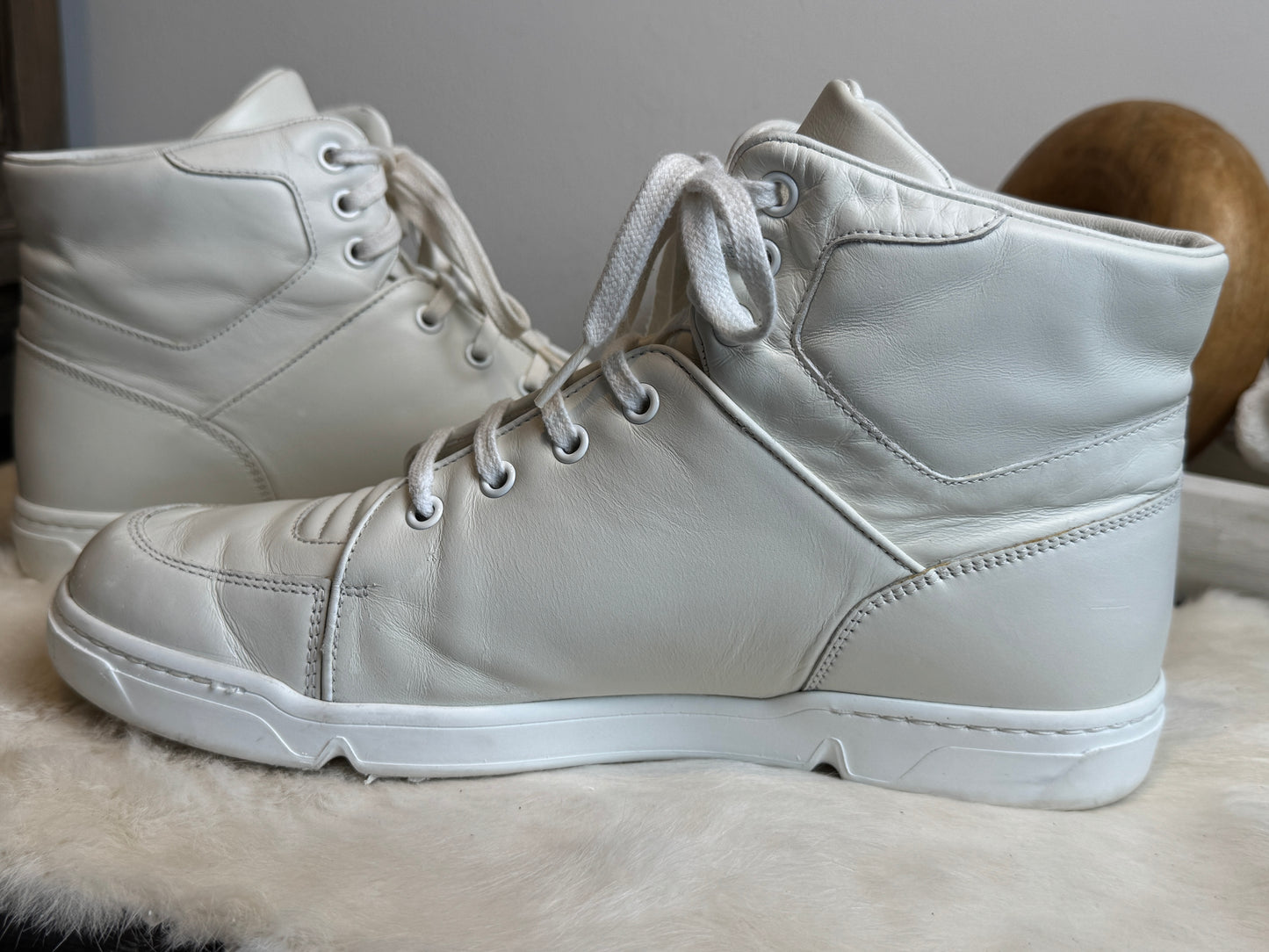 GUCCI Interlocking G High Top Sneakers Mens 6.5EU (Women's 39.5EU)