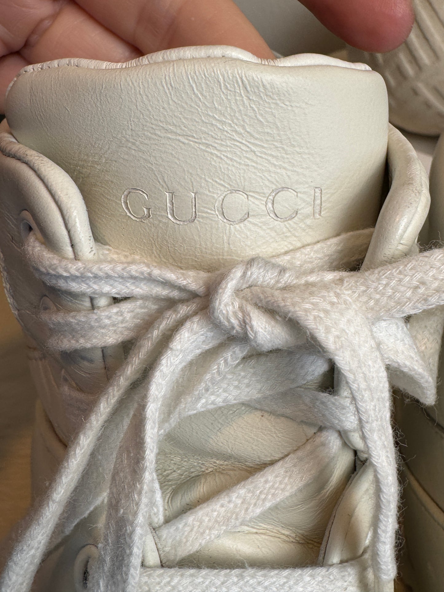 GUCCI Interlocking G High Top Sneakers Mens 6.5EU (Women's 39.5EU)