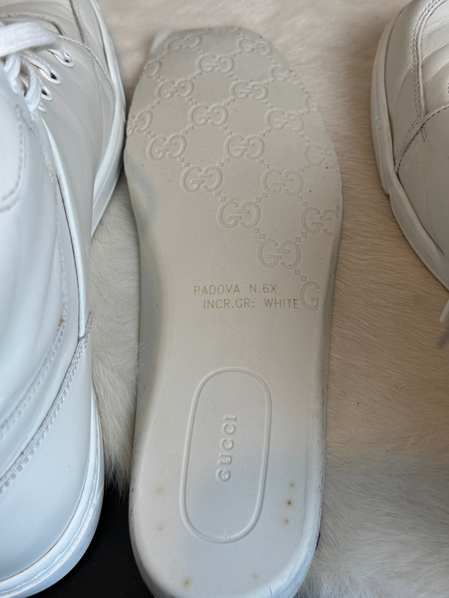 GUCCI Interlocking G High Top Sneakers Mens 6.5EU (Women's 39.5EU)
