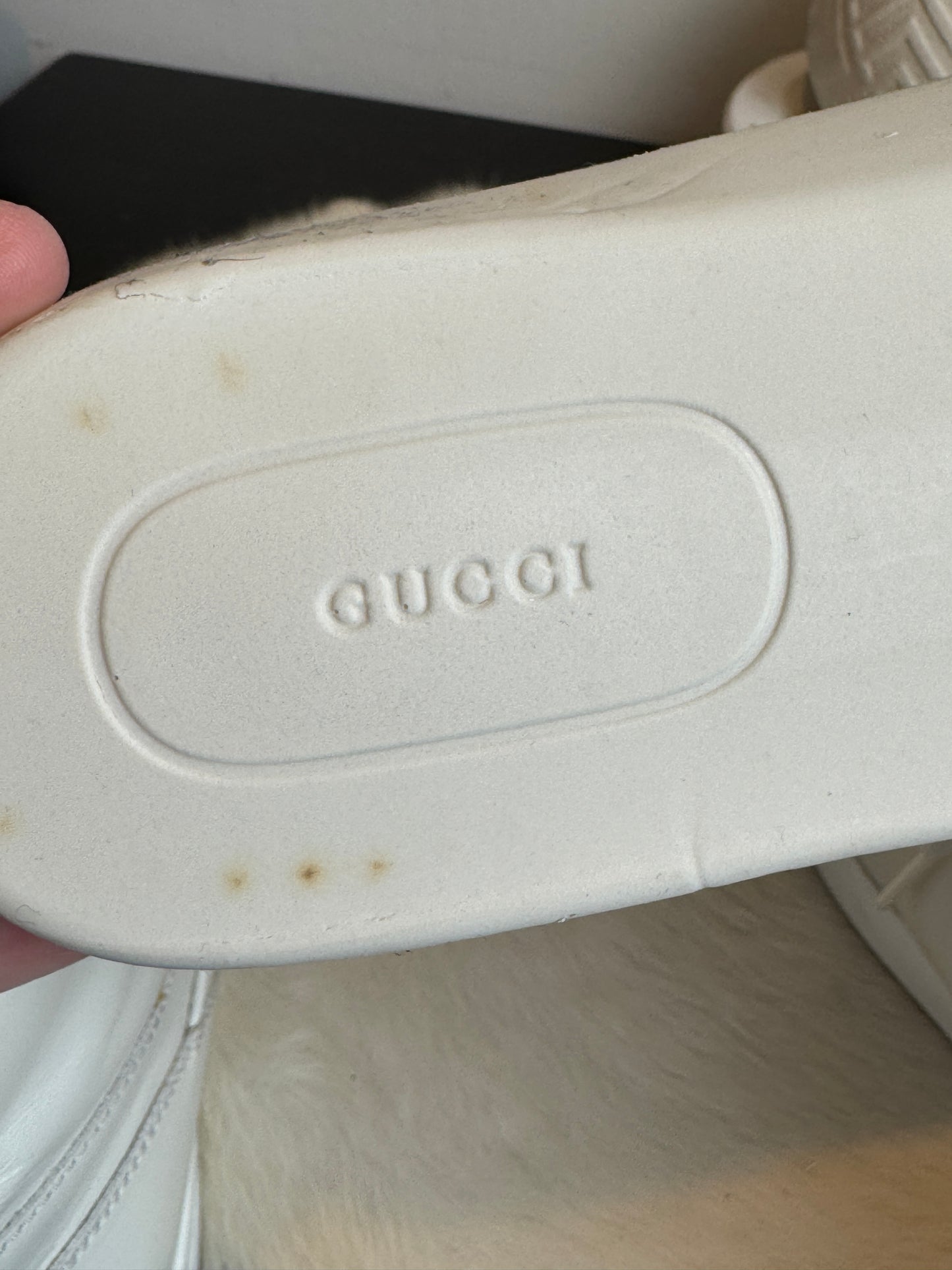 GUCCI Interlocking G High Top Sneakers Mens 6.5EU (Women's 39.5EU)