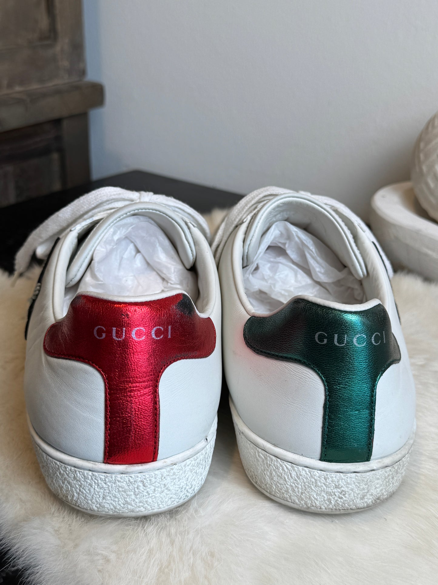 Gucci Men's Limited Edition Bull Dogs Sneakers 10.5EU