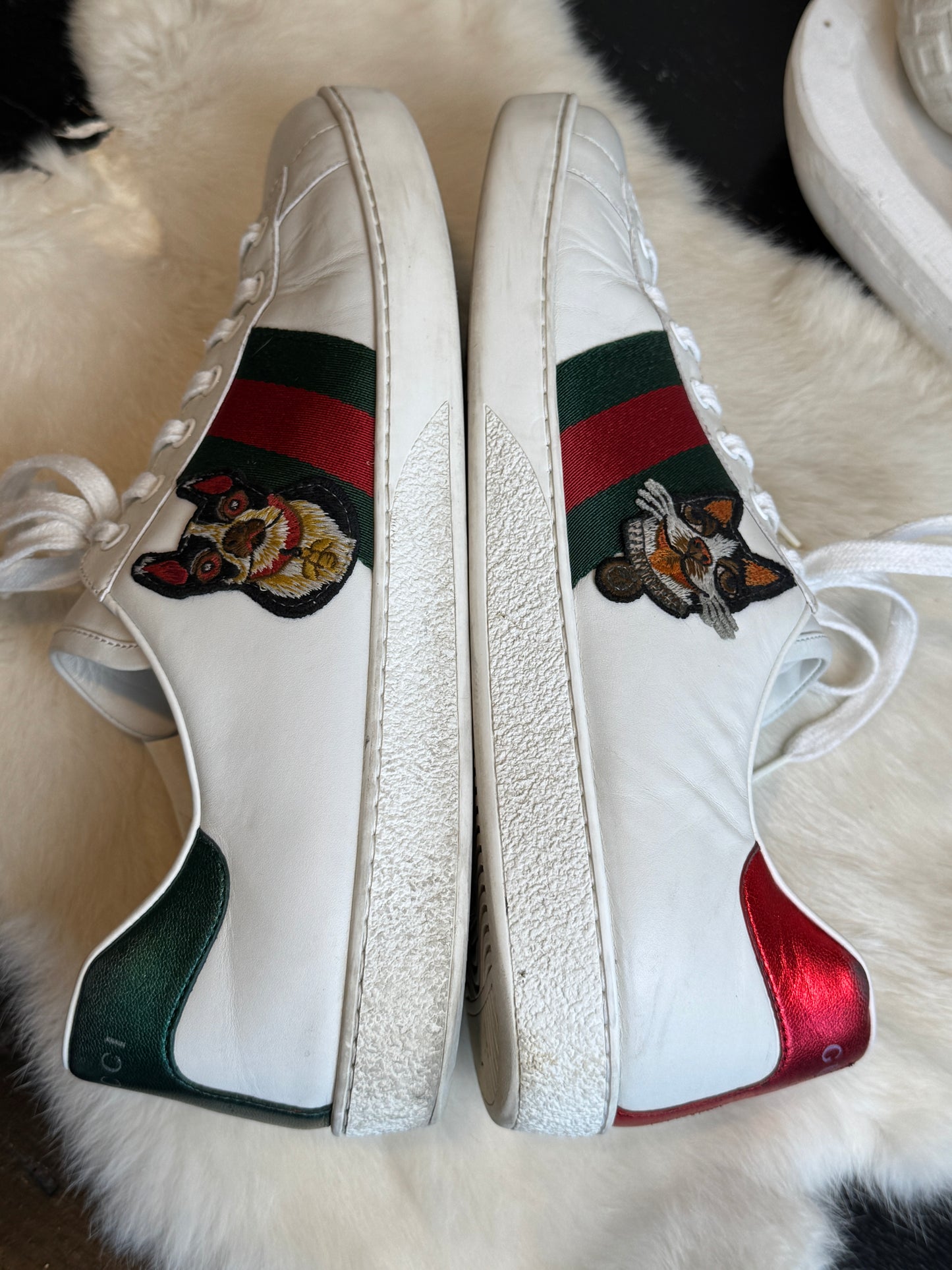 Gucci Men's Limited Edition Bull Dogs Sneakers 10.5EU
