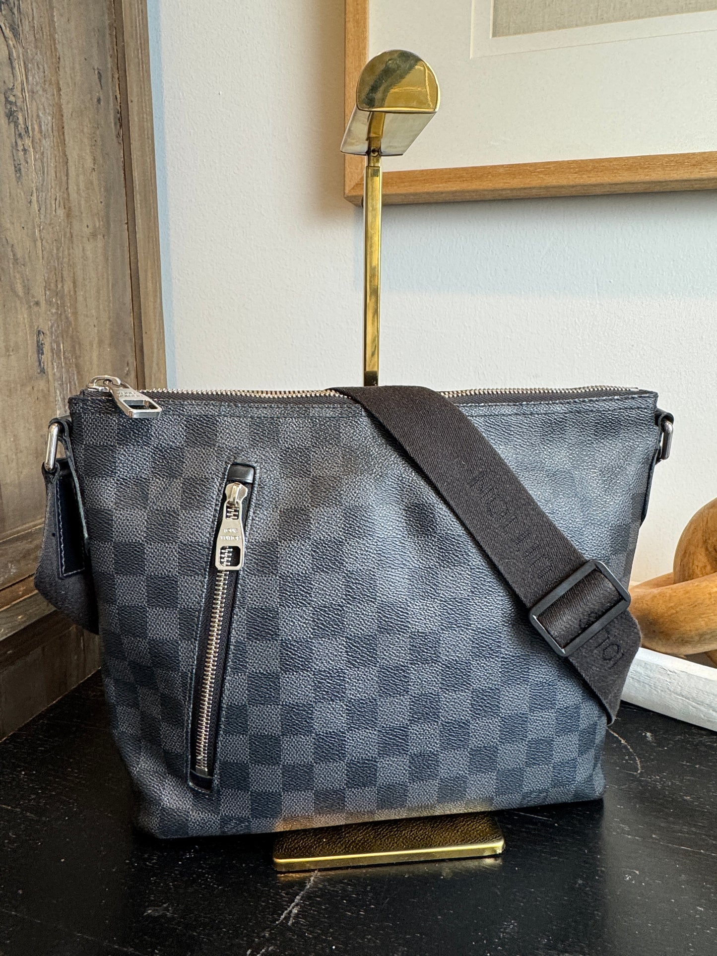 Louis Vuitton Damier Graphite Mick PM Crossbody Messenger Bag