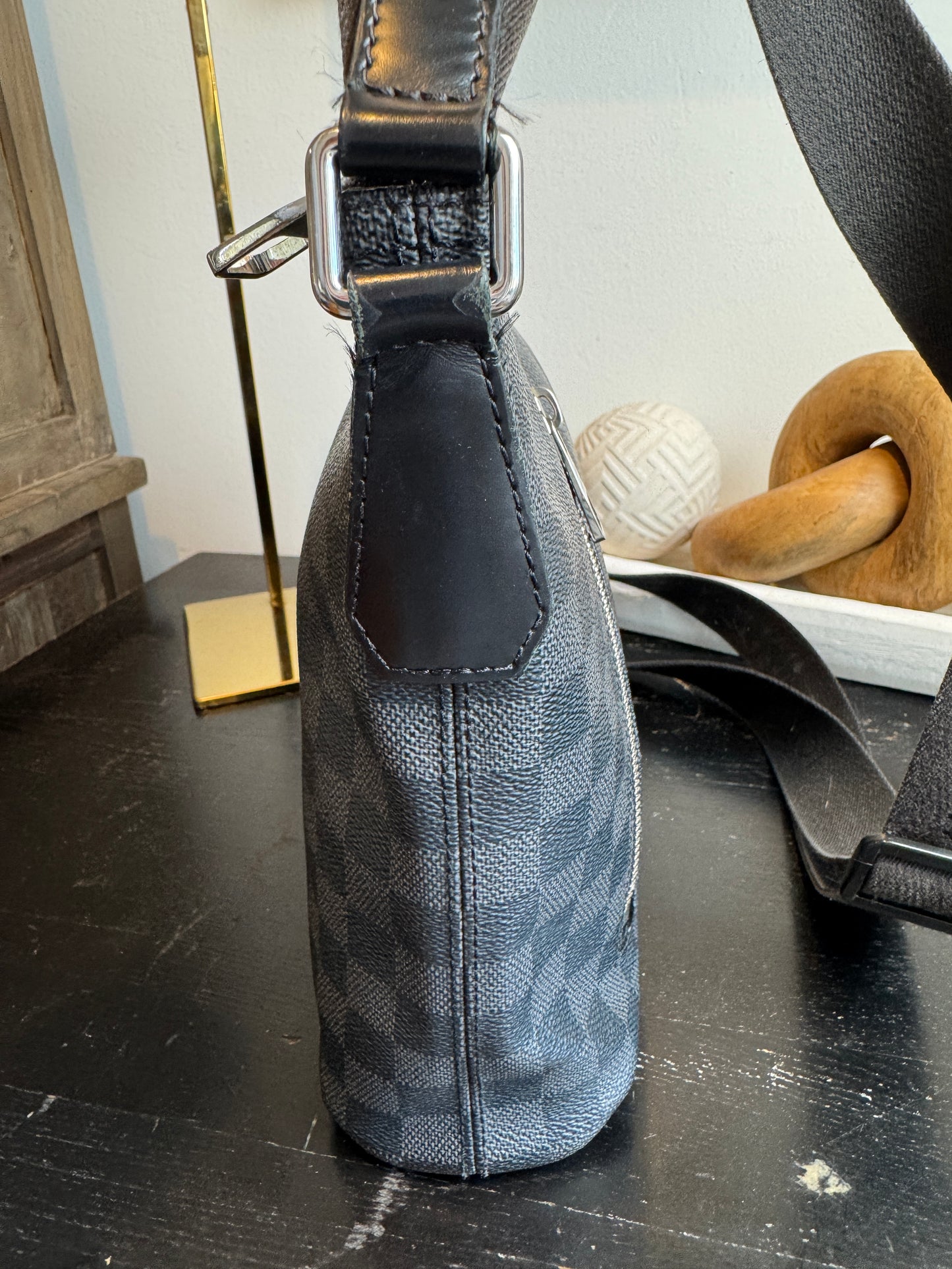 Louis Vuitton Damier Graphite Mick PM Crossbody Messenger Bag