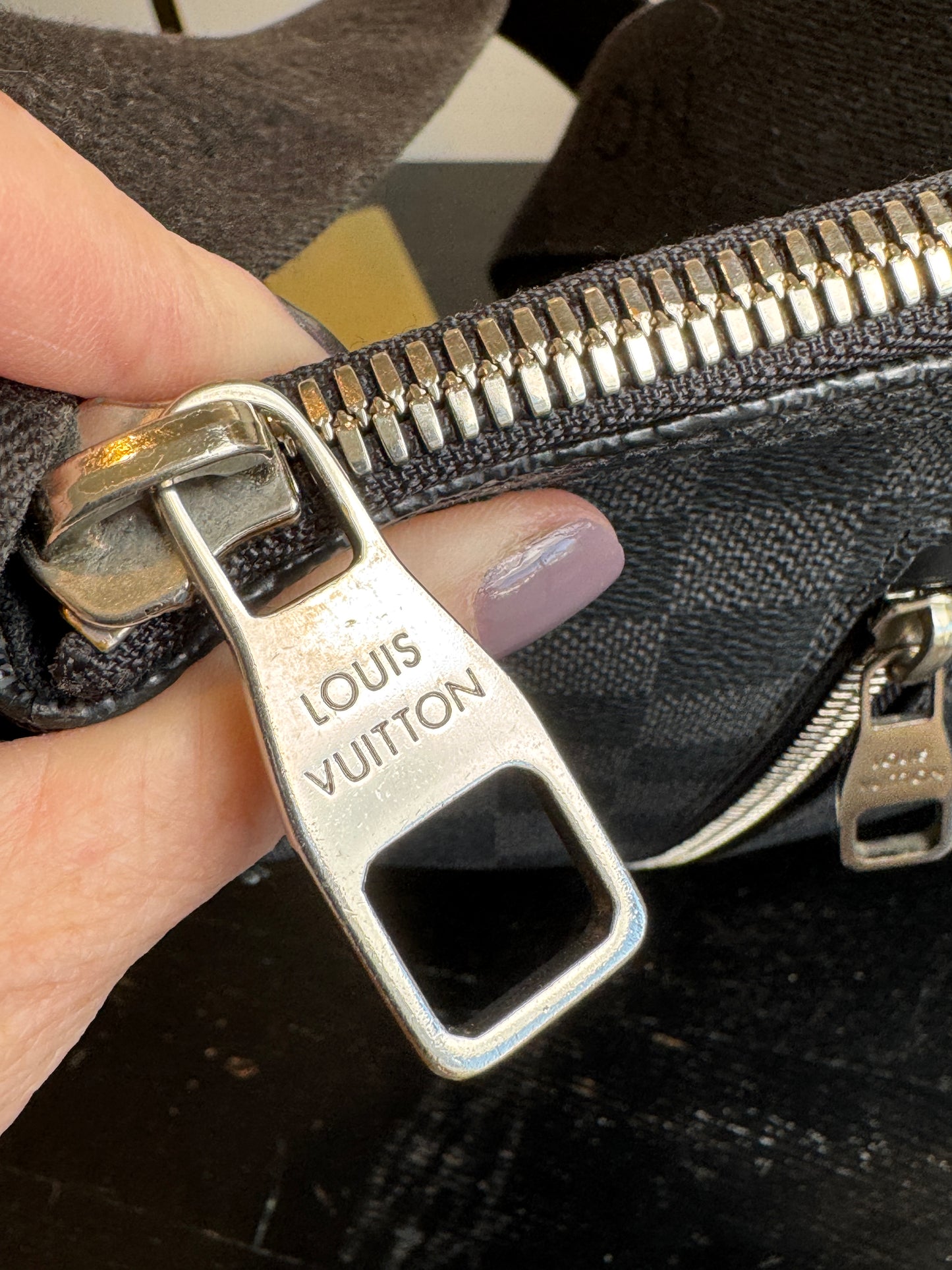 Louis Vuitton Damier Graphite Mick PM Crossbody Messenger Bag