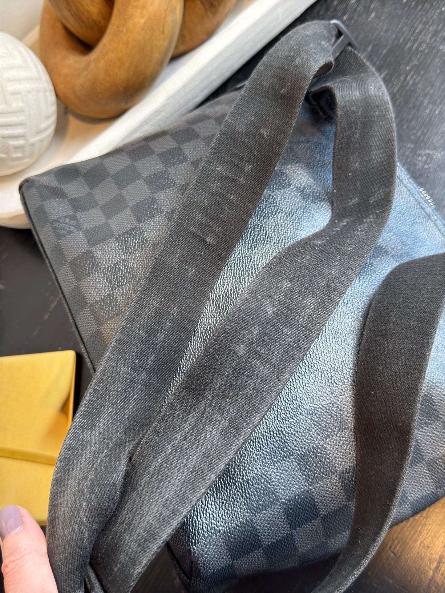 Louis Vuitton Damier Graphite Mick PM Crossbody Messenger Bag