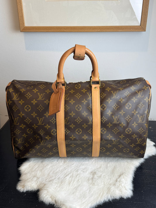 Louis Vuitton Monogram Keepall 45 Duffel