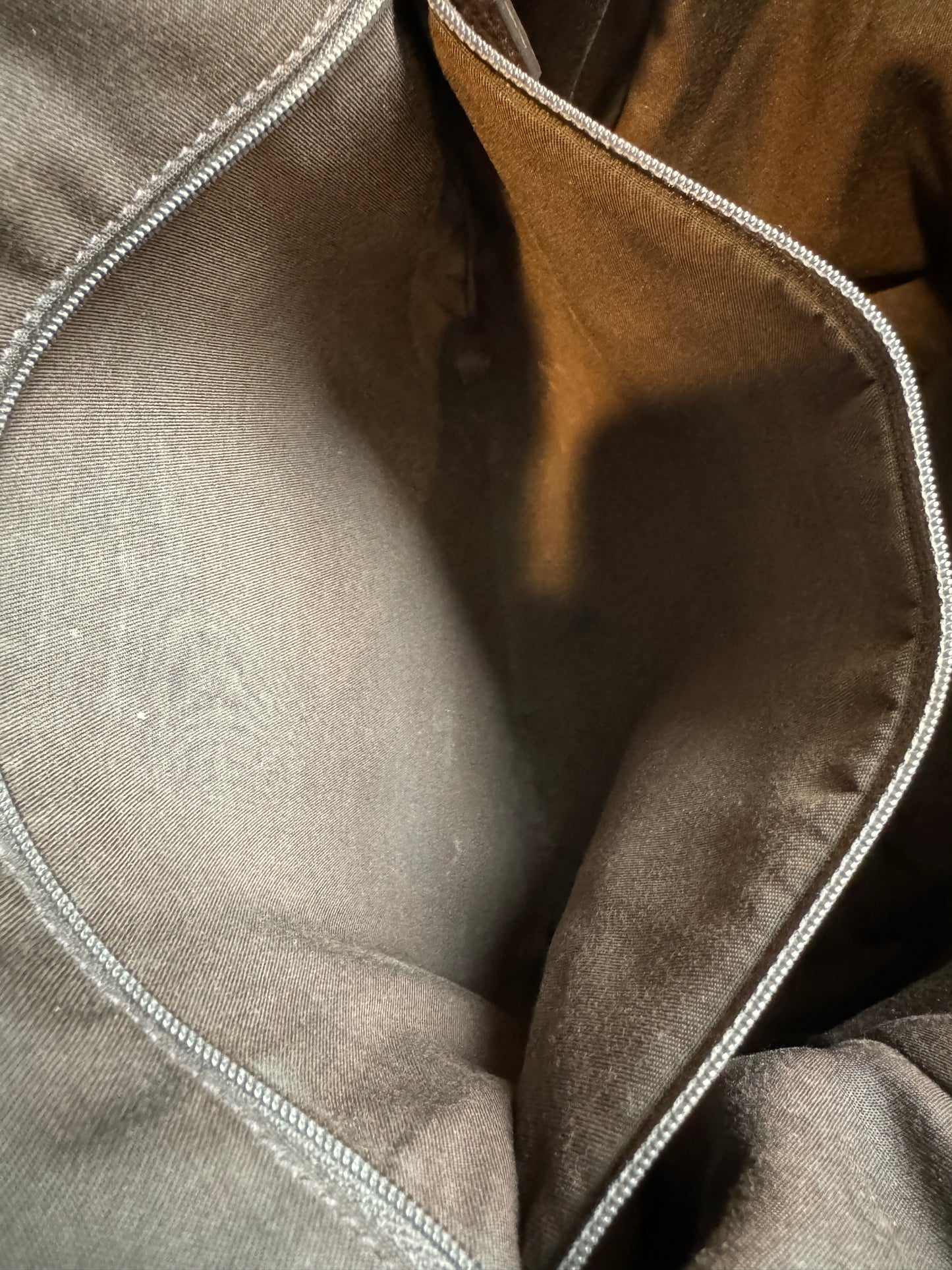 GUCCI DK Brown Canvas/Leather Large Dome Tote