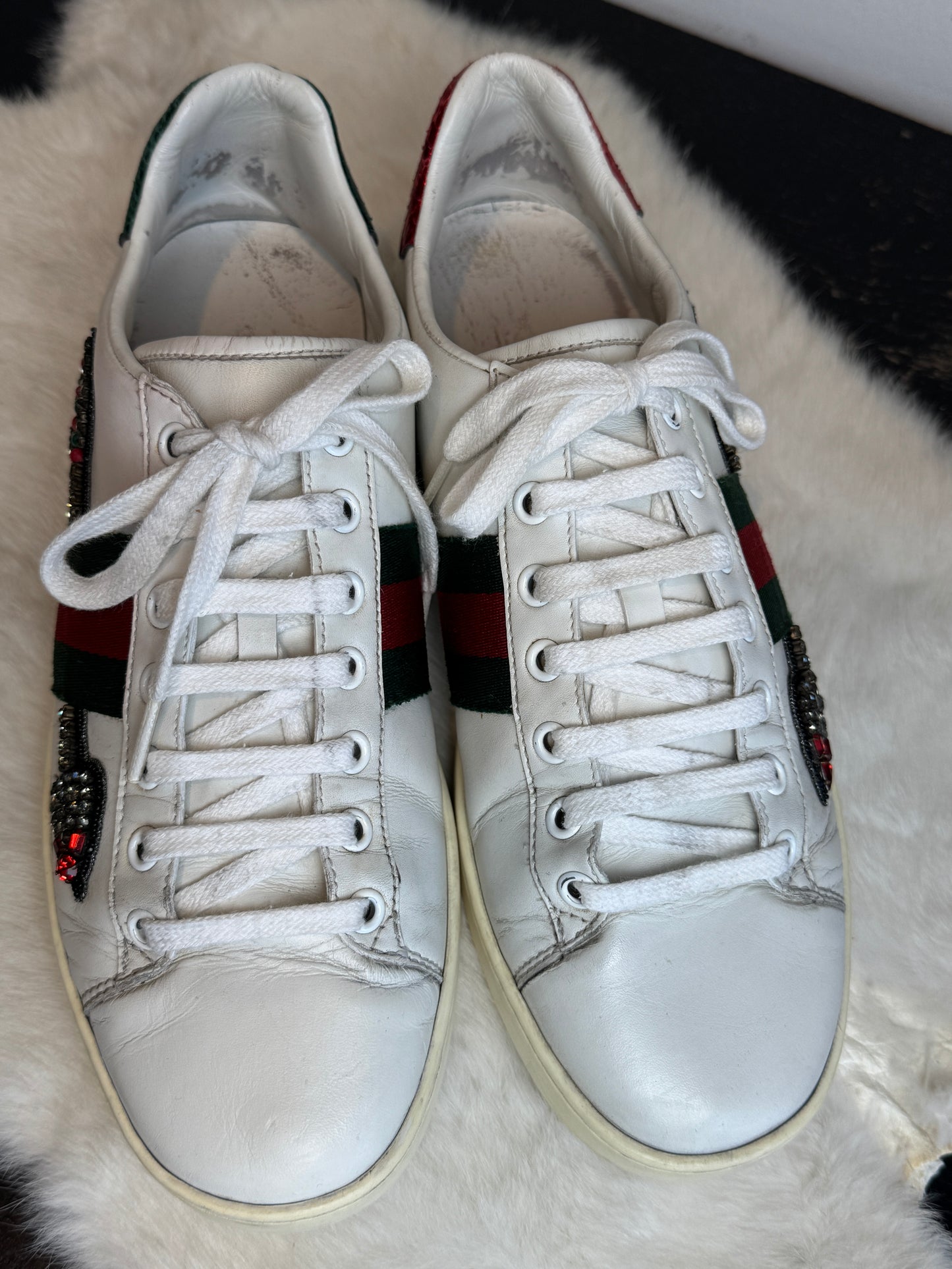 GUCCI Ace Arrows Women's Sneakers 38.5EU