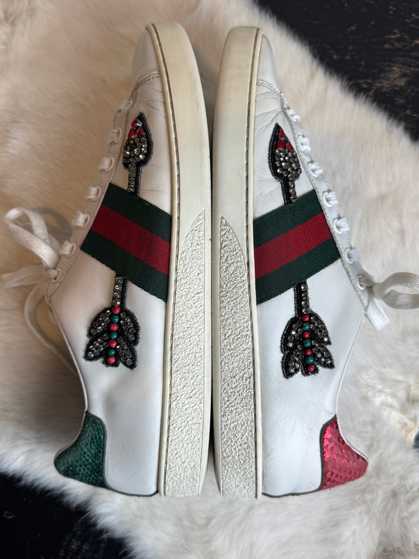 GUCCI Ace Arrows Women's Sneakers 38.5EU