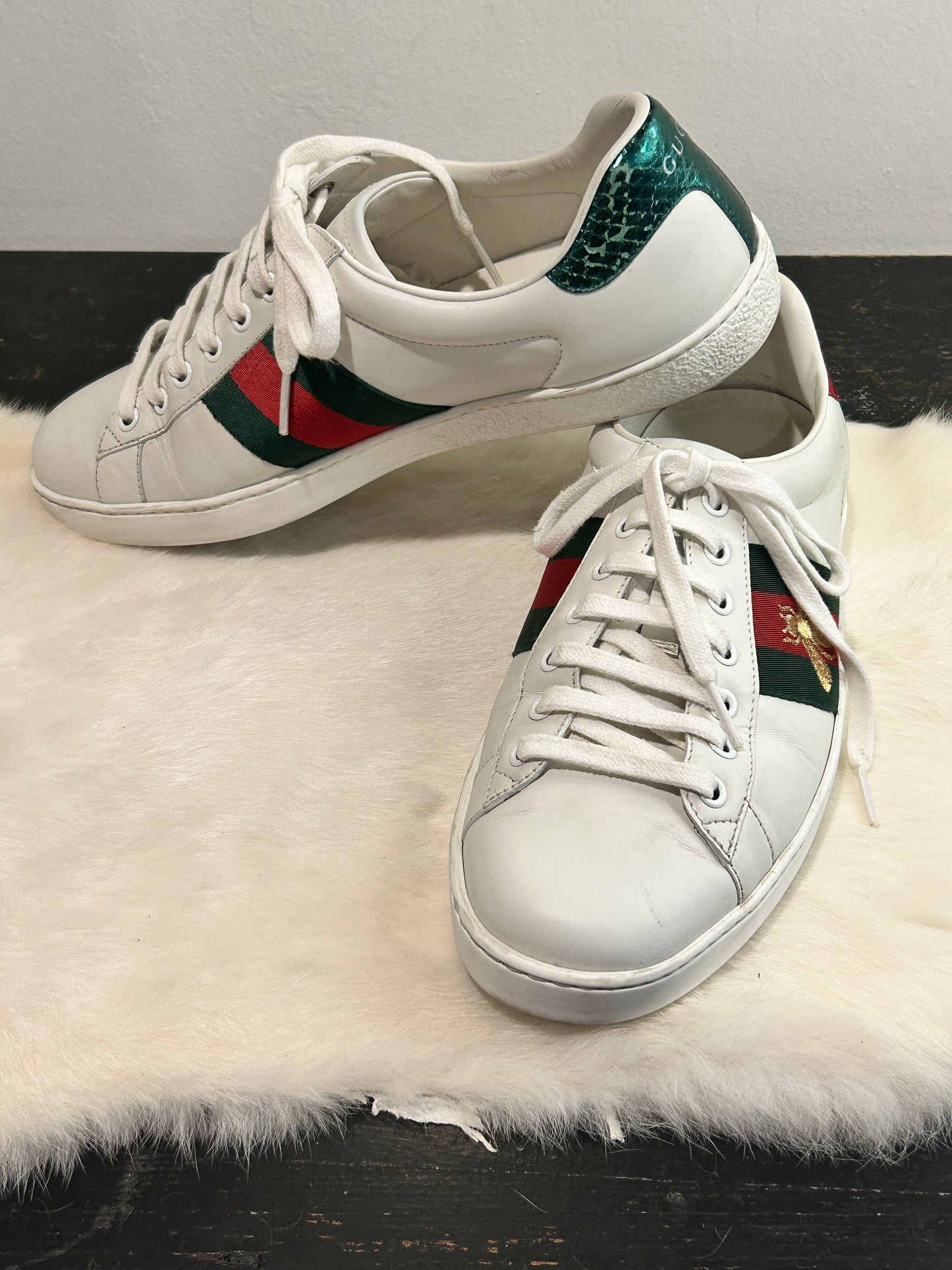 GUCCI Ace Bees Web Sneakers Mens 7EU (40EU)