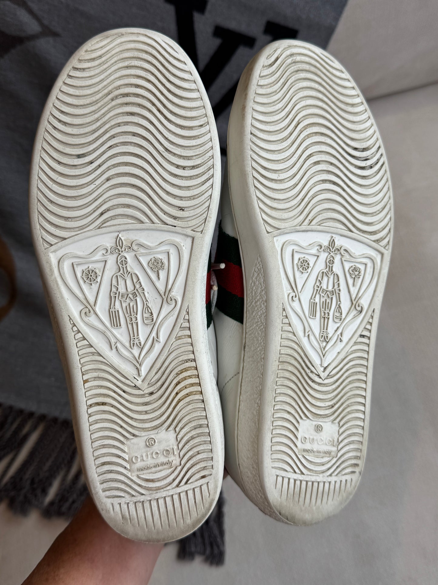Gucci Ace Sword Hearts Women's Sneakers Size 35.5EU