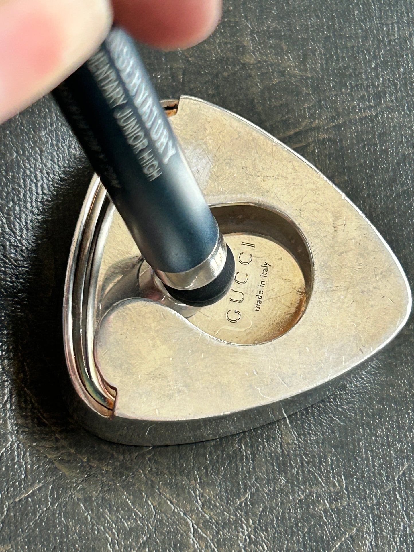 Gucci RARE Collectible Sterling Silver Guitar Pick Holder