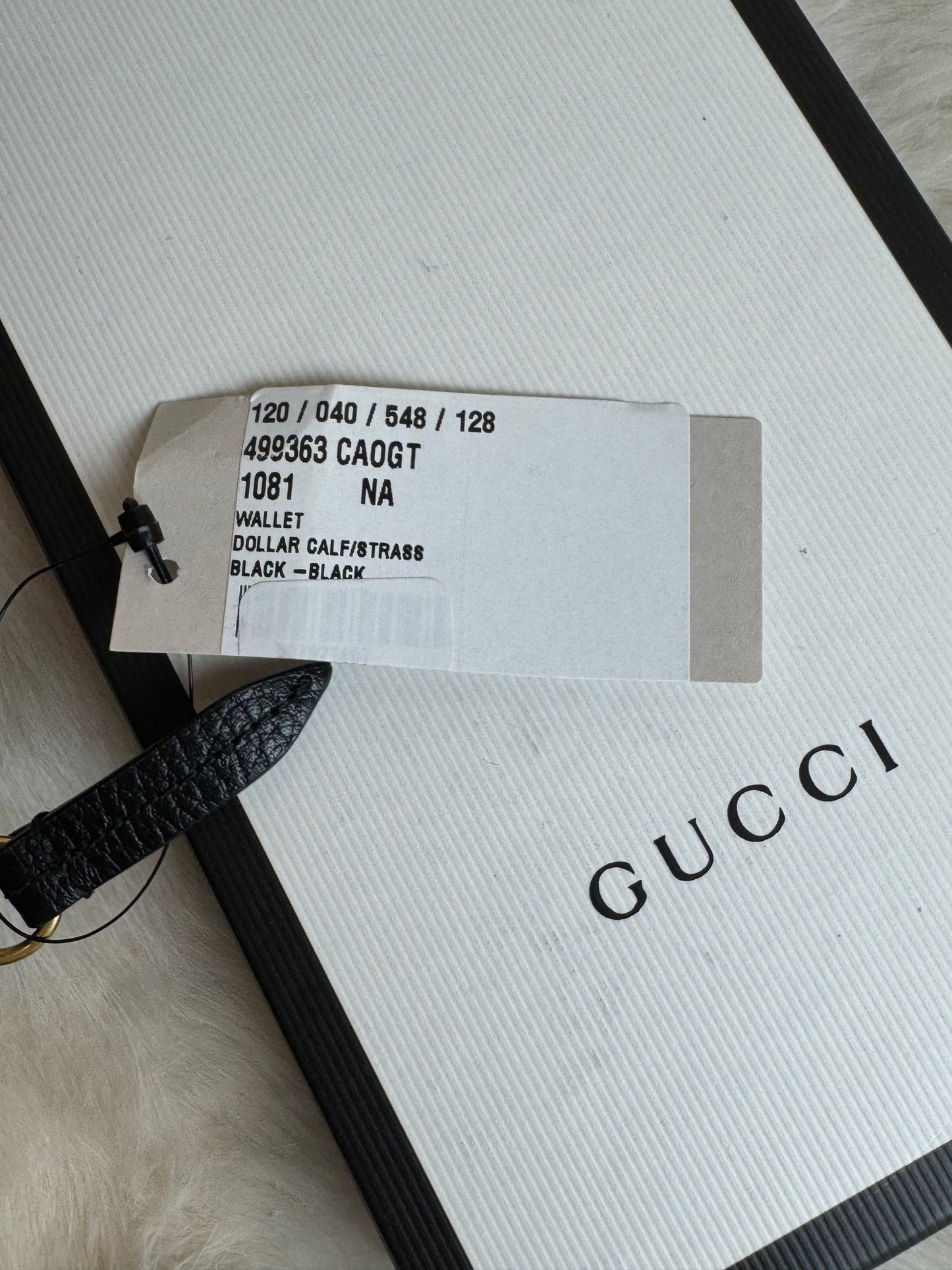 GUCCI Marmont GG Butterfly Leather Long Zip Wallet