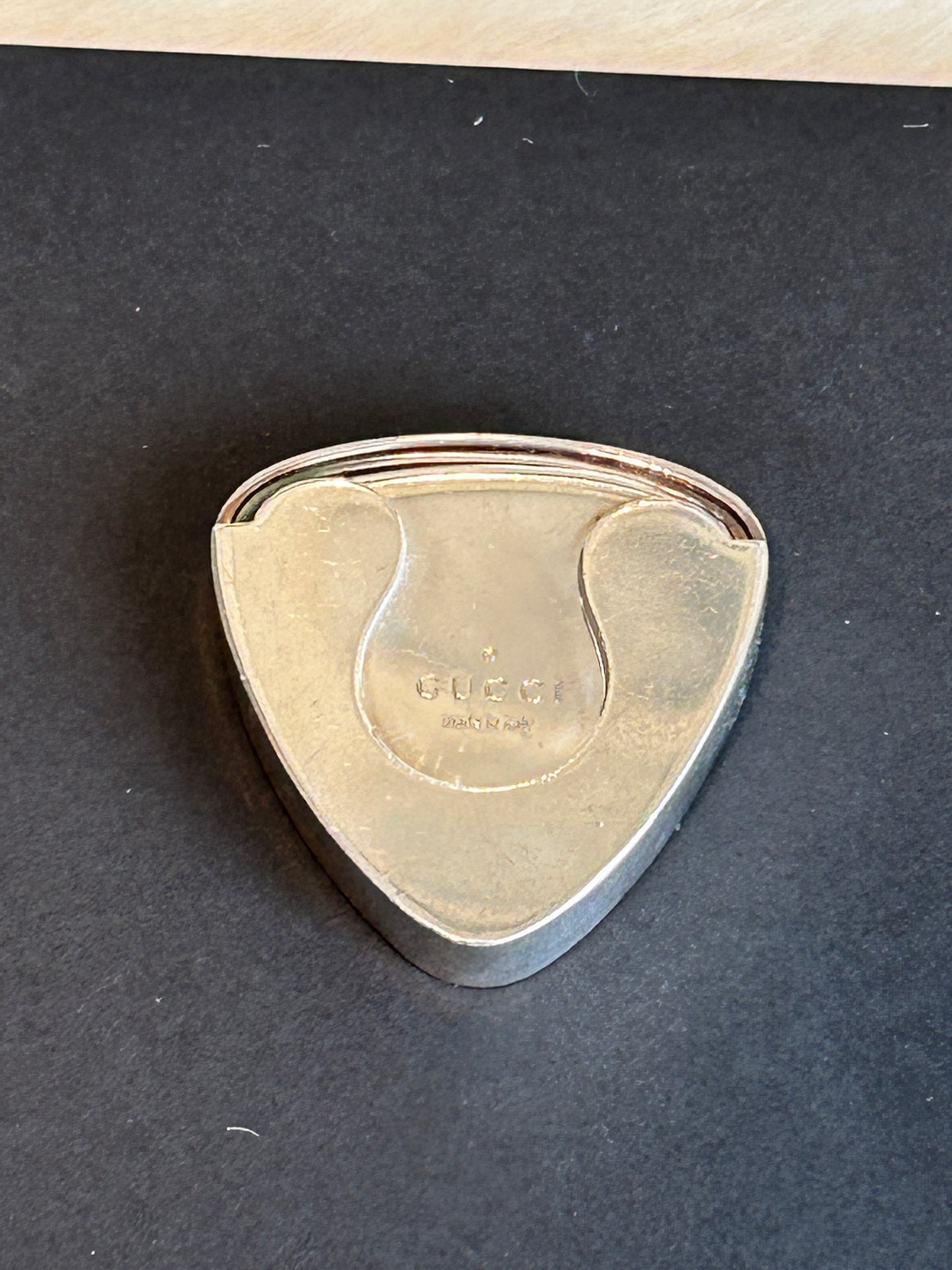 Gucci RARE Collectible Sterling Silver Guitar Pick Holder