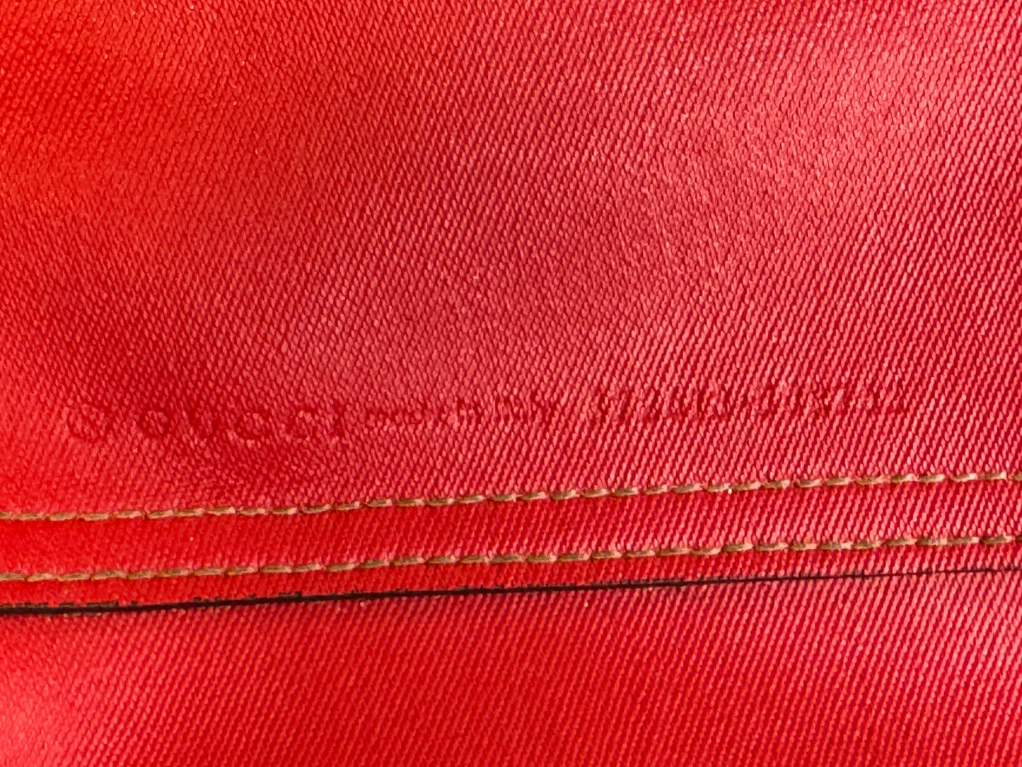 GUCCI Turnaround Supreme Canvas Reversible Tote Small Red