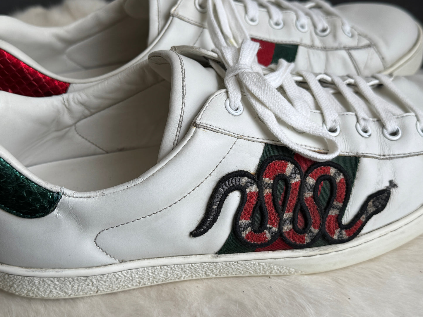 GUCCI Ace King Snakes Mens 10EU
