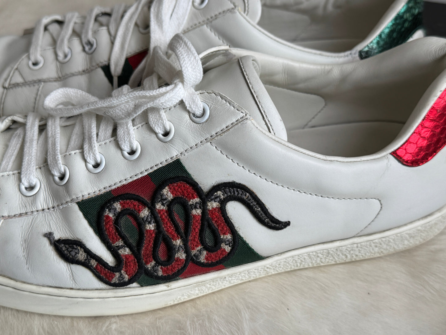 GUCCI Ace King Snakes Mens 10EU