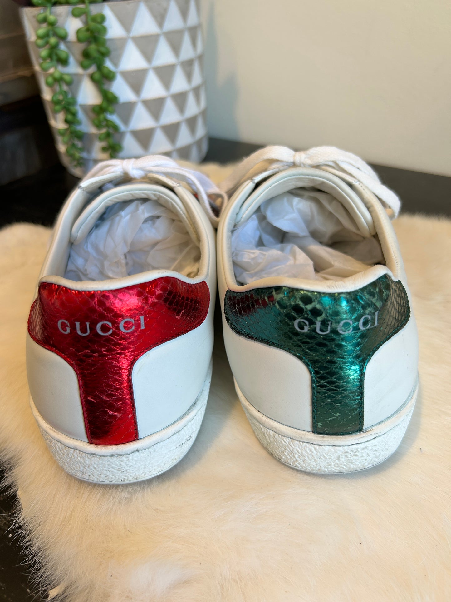 GUCCI Ace King Snake Sneakers 8.5EU (41.5EU)