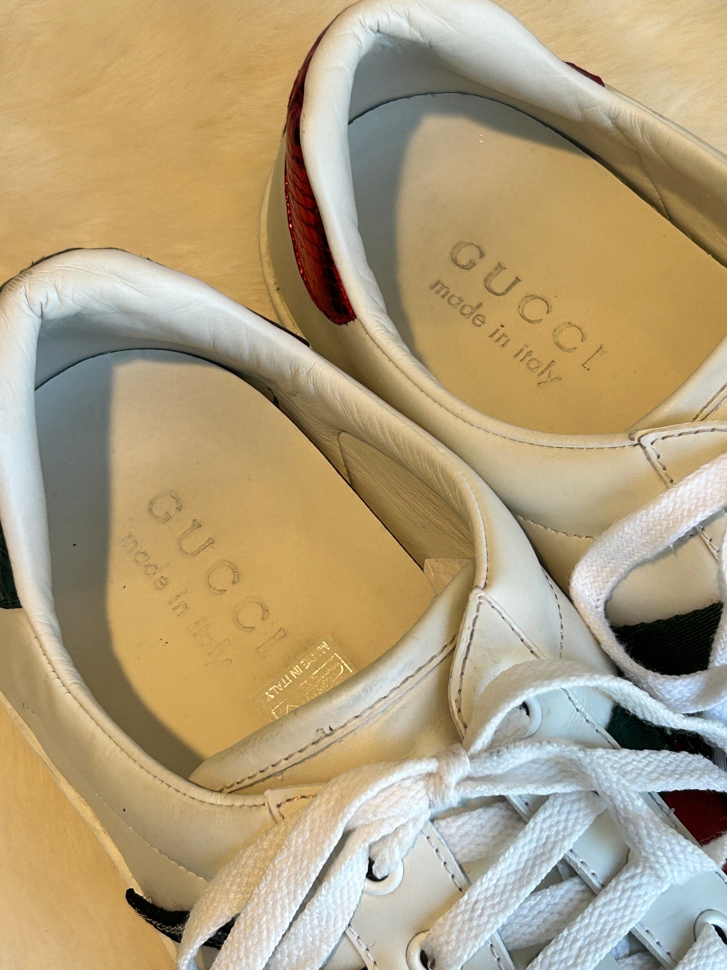 GUCCI Ace King Snake Sneakers 8.5EU (41.5EU)