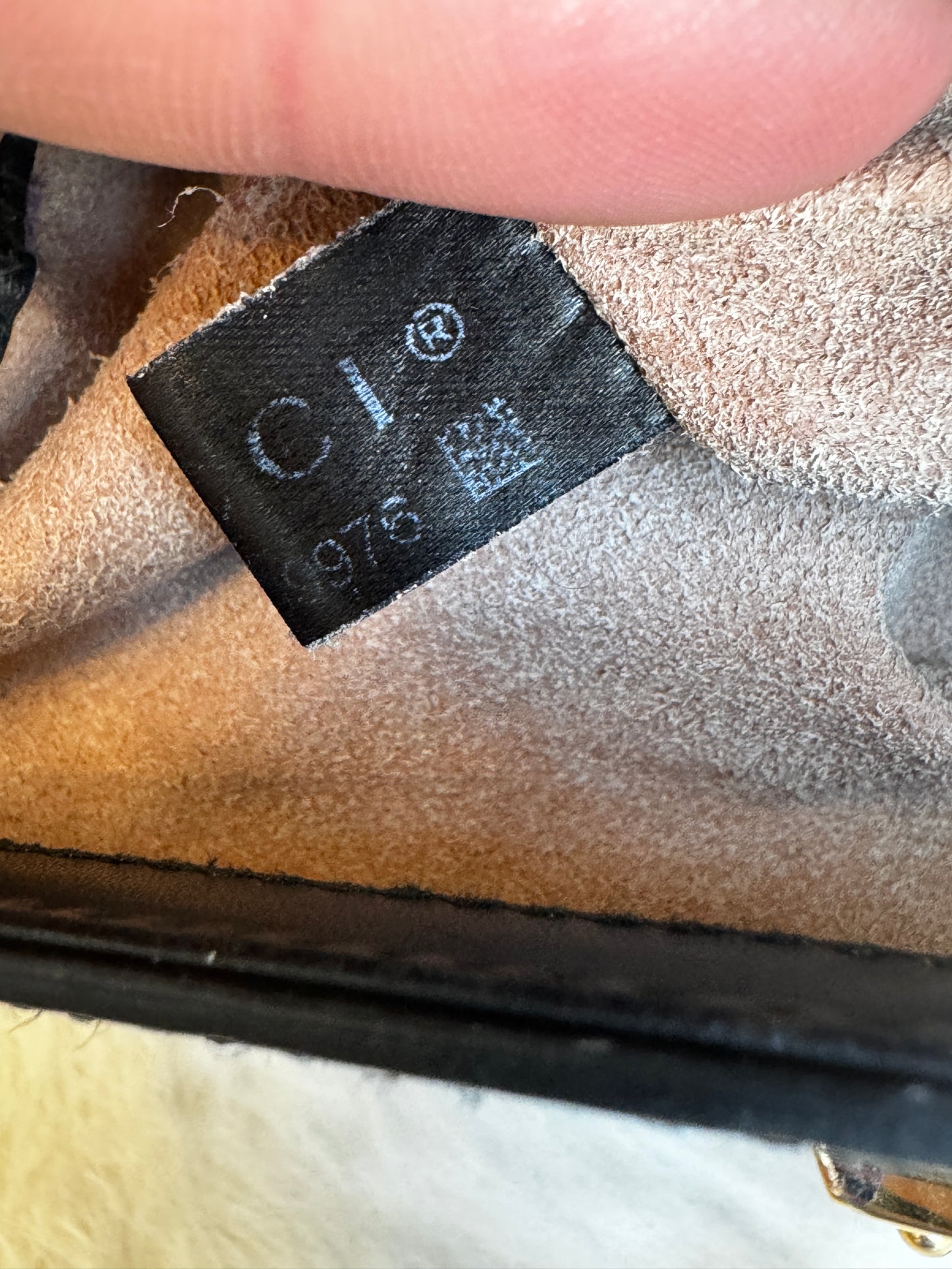 GUCCI Black Guccissima Padlock Mini