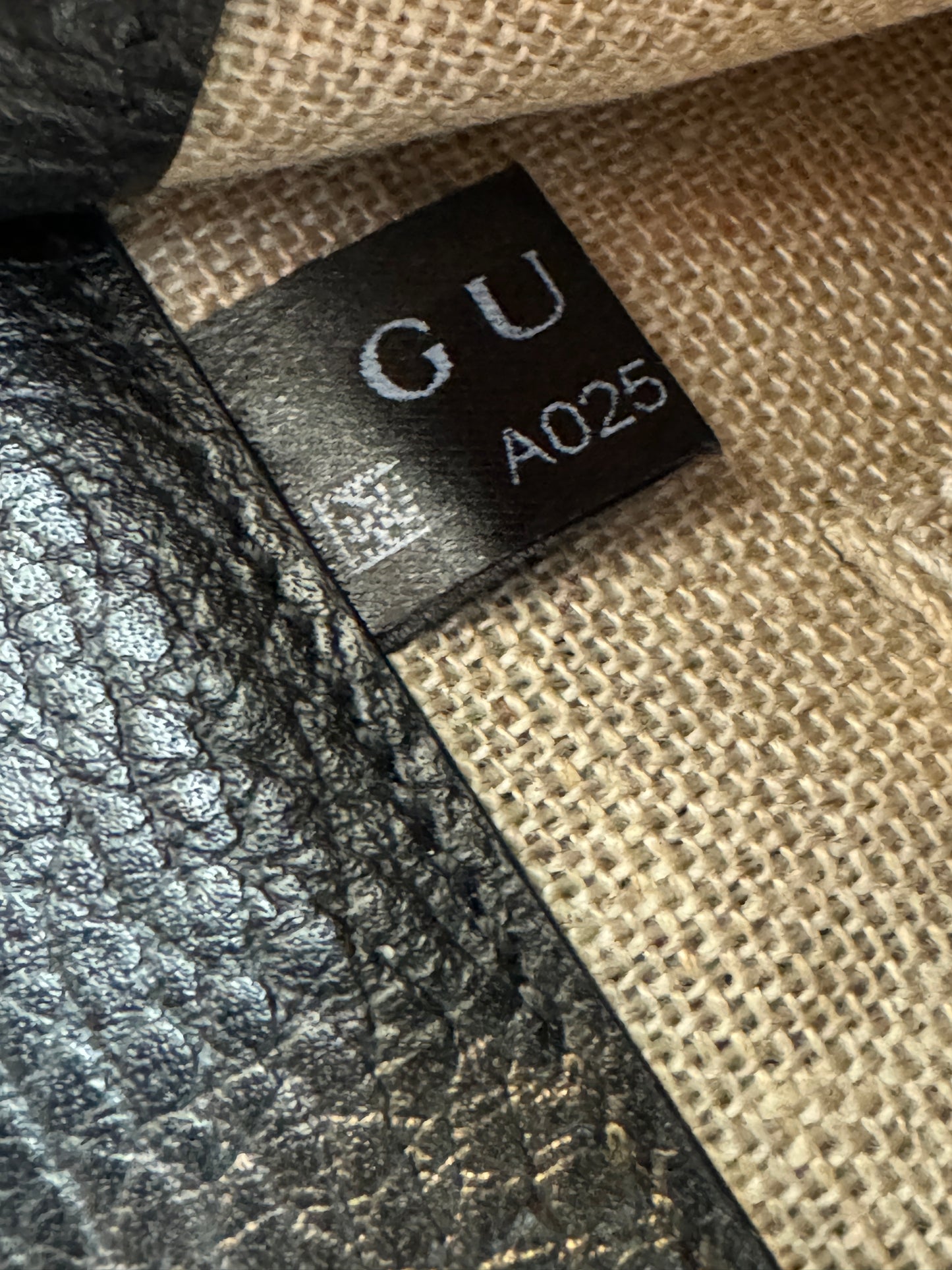 GUCCI Interlocking G Black Leather Bag