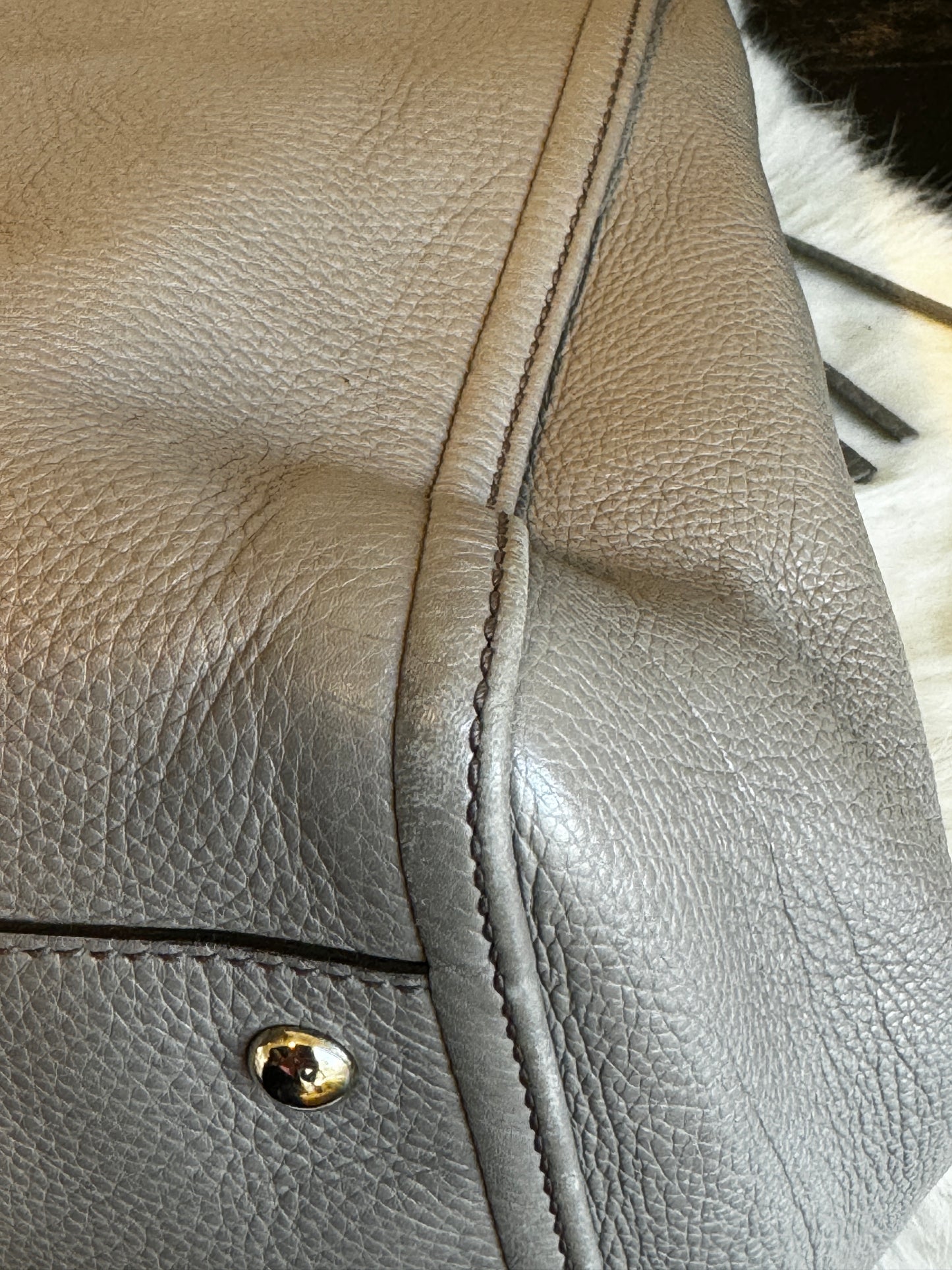 Gucci Pebbled Calfskin Medium Soho Tassel Bag
