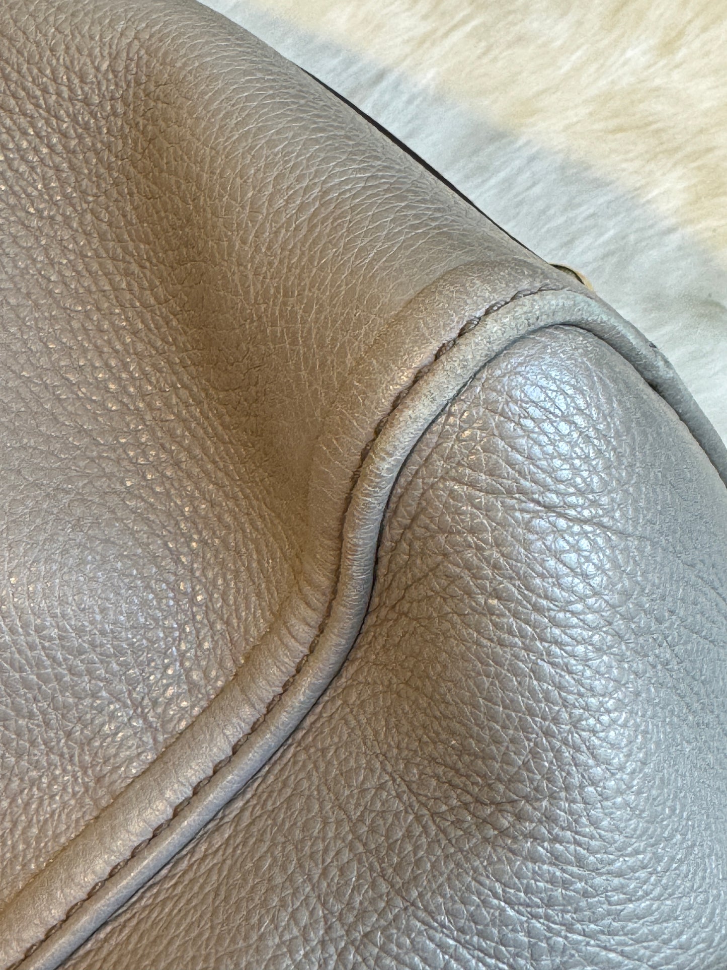 Gucci Pebbled Calfskin Medium Soho Tassel Bag